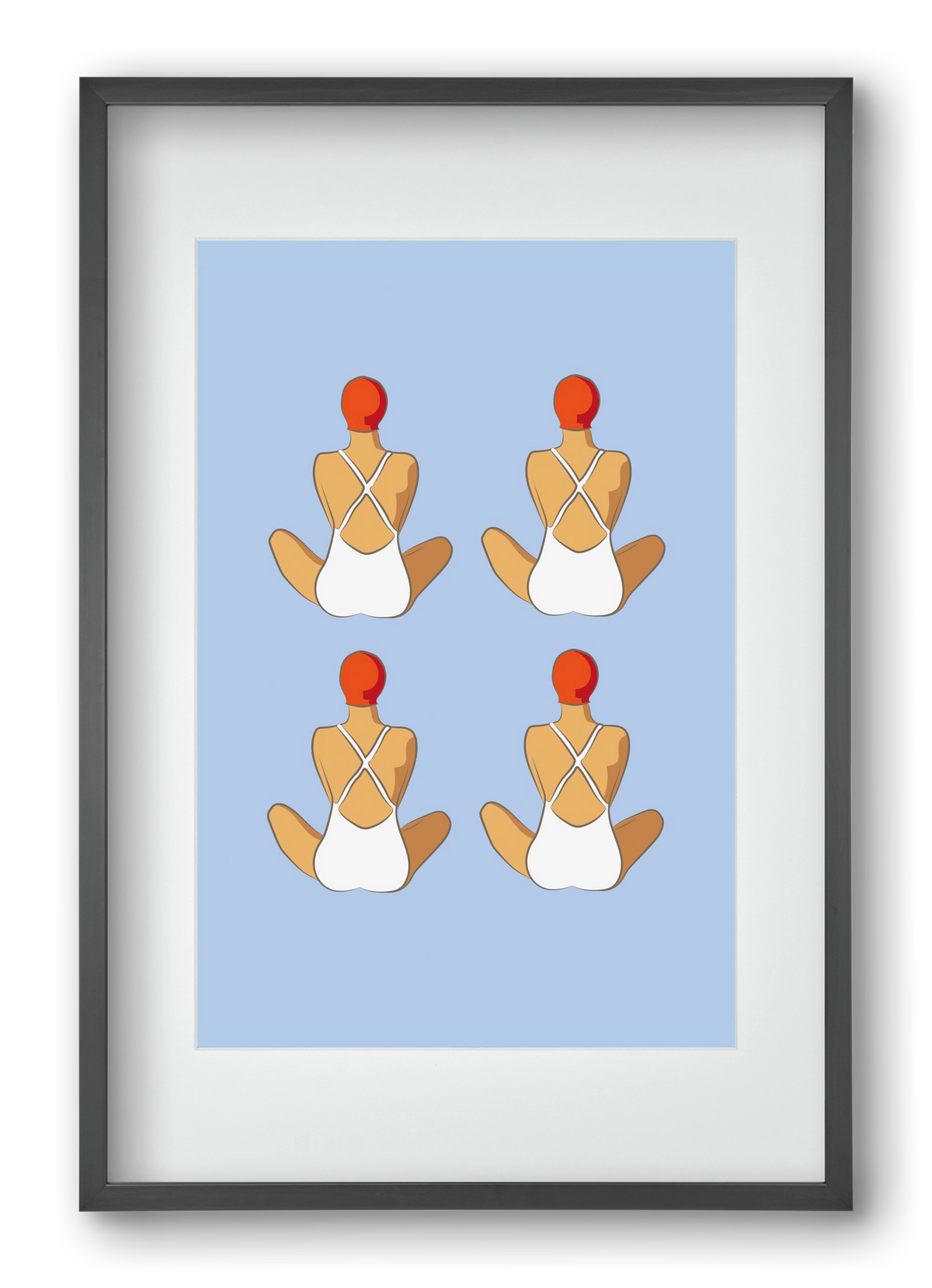 Beach 1, 40x60 cm (30x45 cm), Fekete keret, paszpartuval