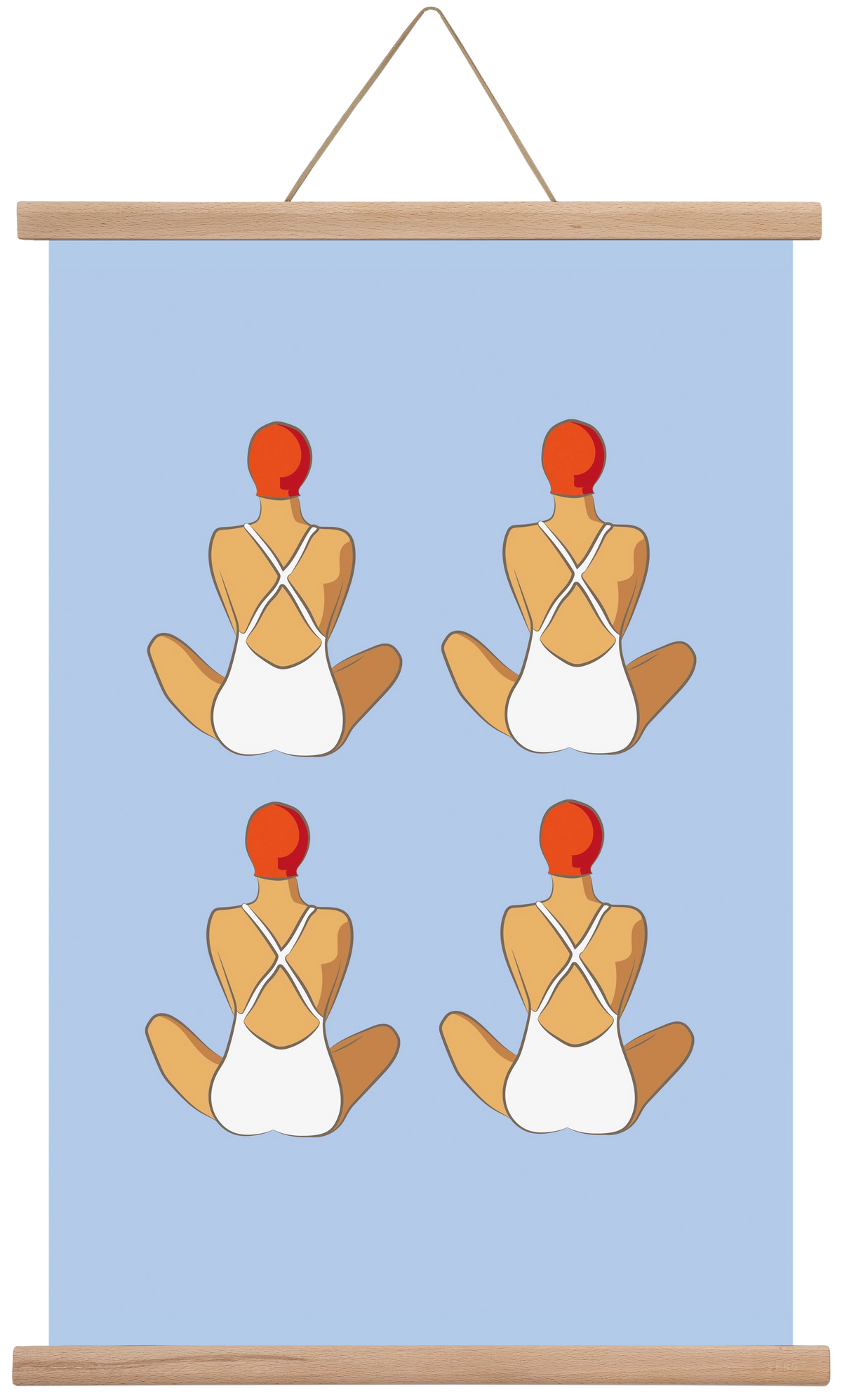 Beach 1, 40x60 cm (40x60 cm), Tölgy akasztó