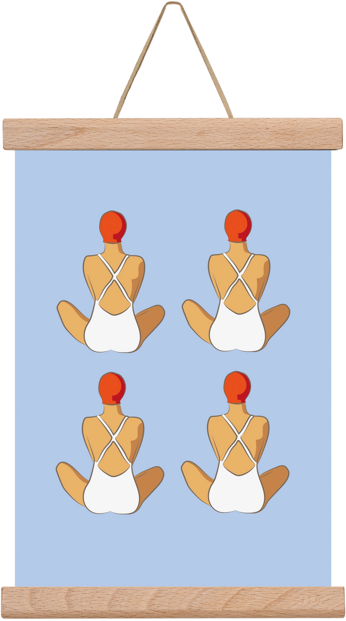 Beach 1, 20x30 cm (20x30 cm), Tölgy akasztó