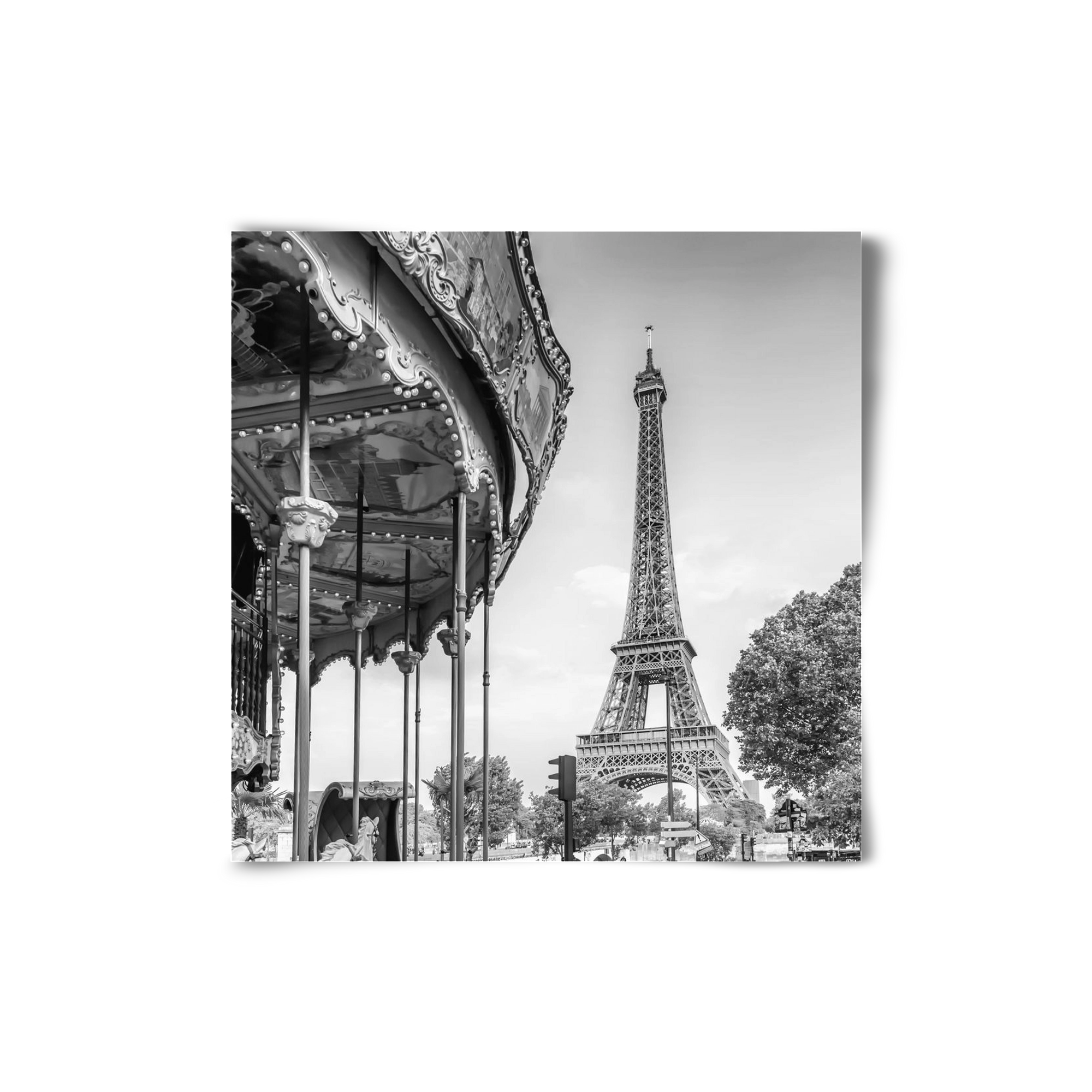 Typical Paris | monochrome, 20x20 cm, Keret nélkül
