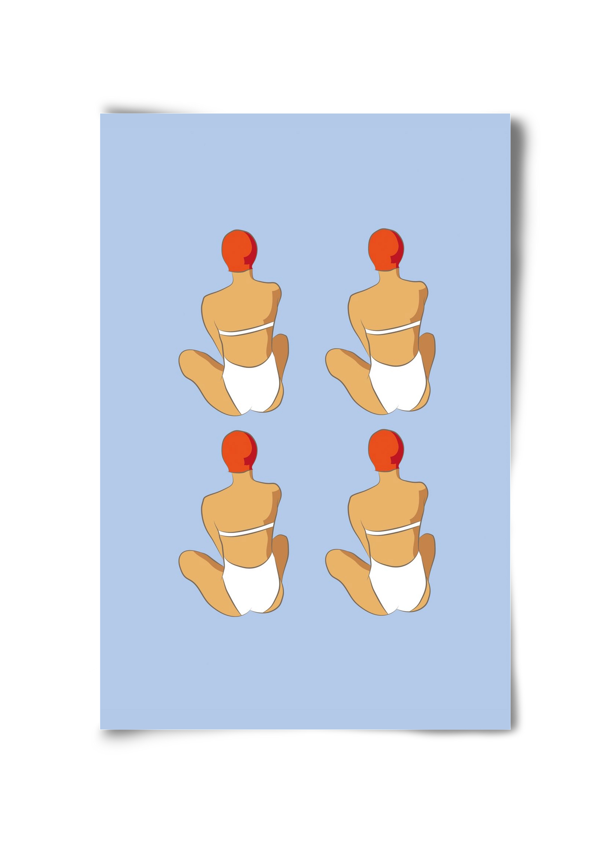 Beach 2, 30x45 cm, Keret nélkül