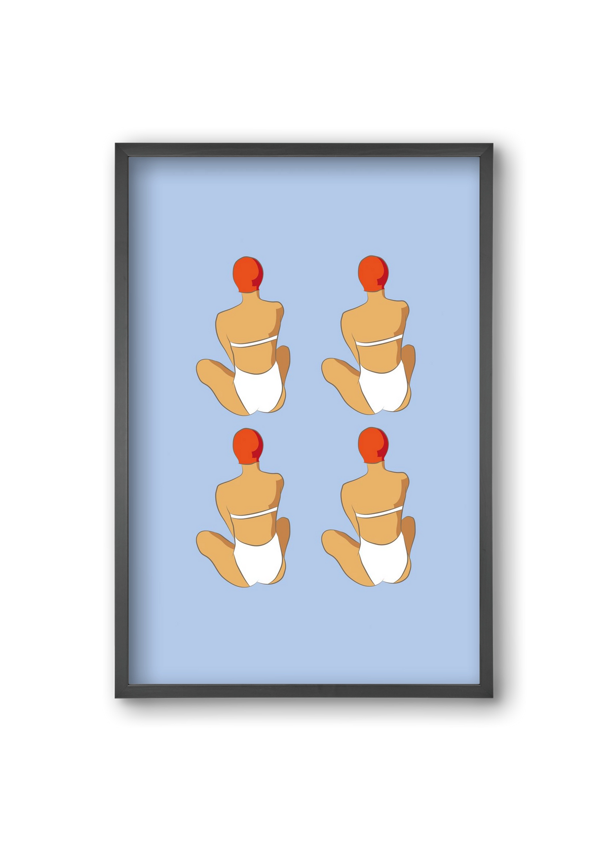 Beach 2, 20x30 cm (20x30 cm), Fekete keret