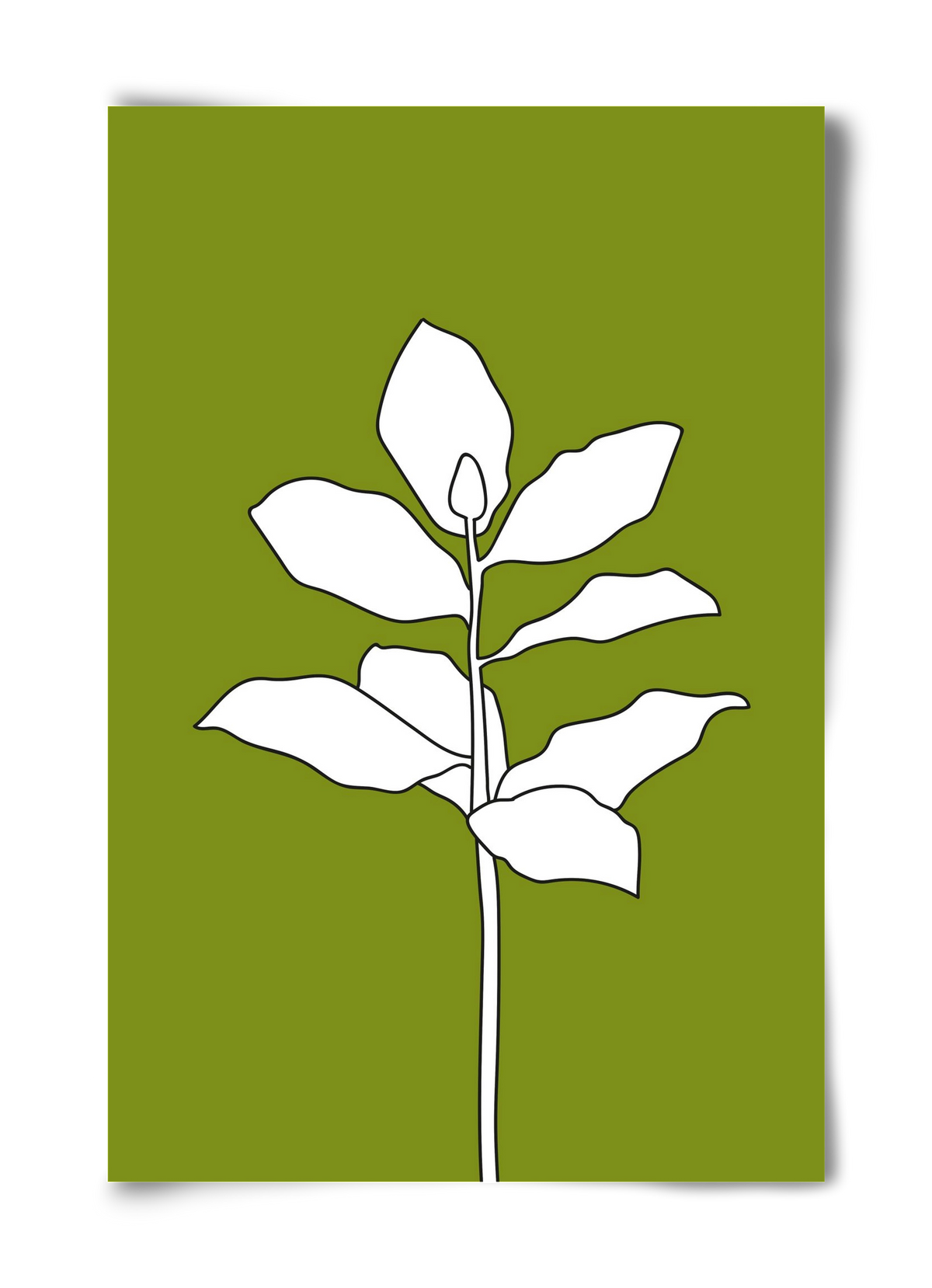 Magnolia 1, 40x60 cm, Keret nélkül