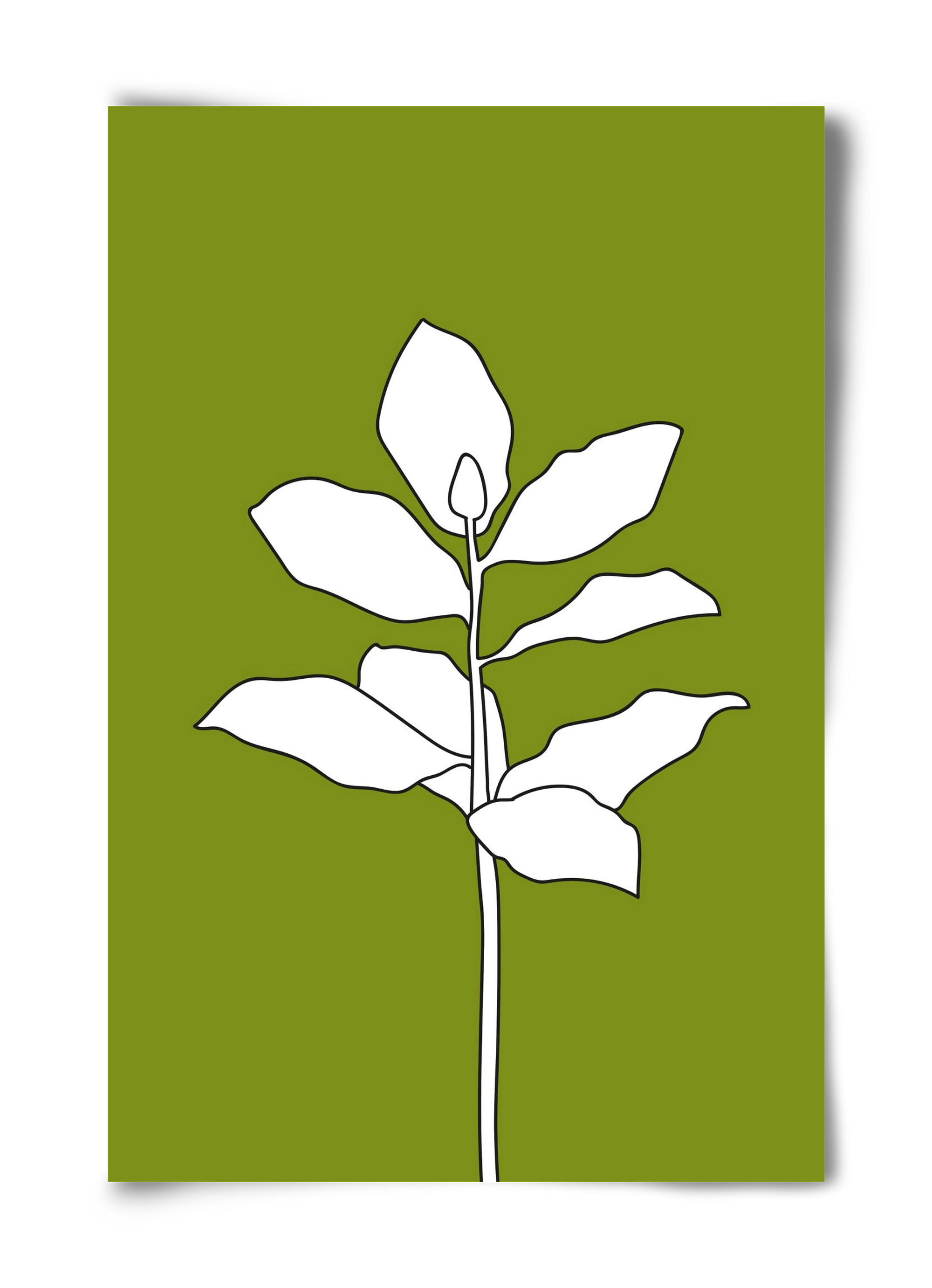 Magnolia 1, 40x60 cm, Keret nélkül