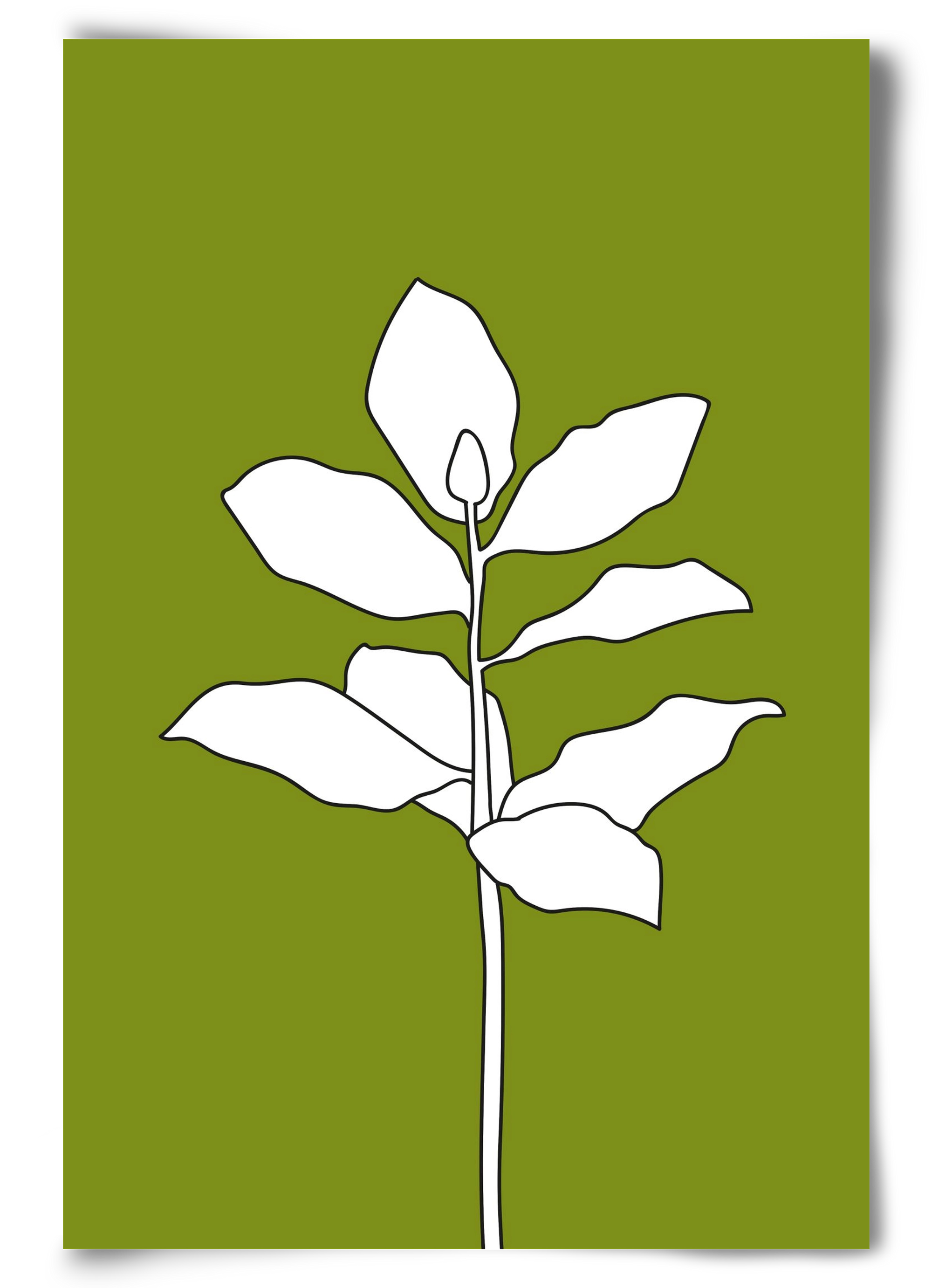 Magnolia 1, 60x90 cm, Keret nélkül