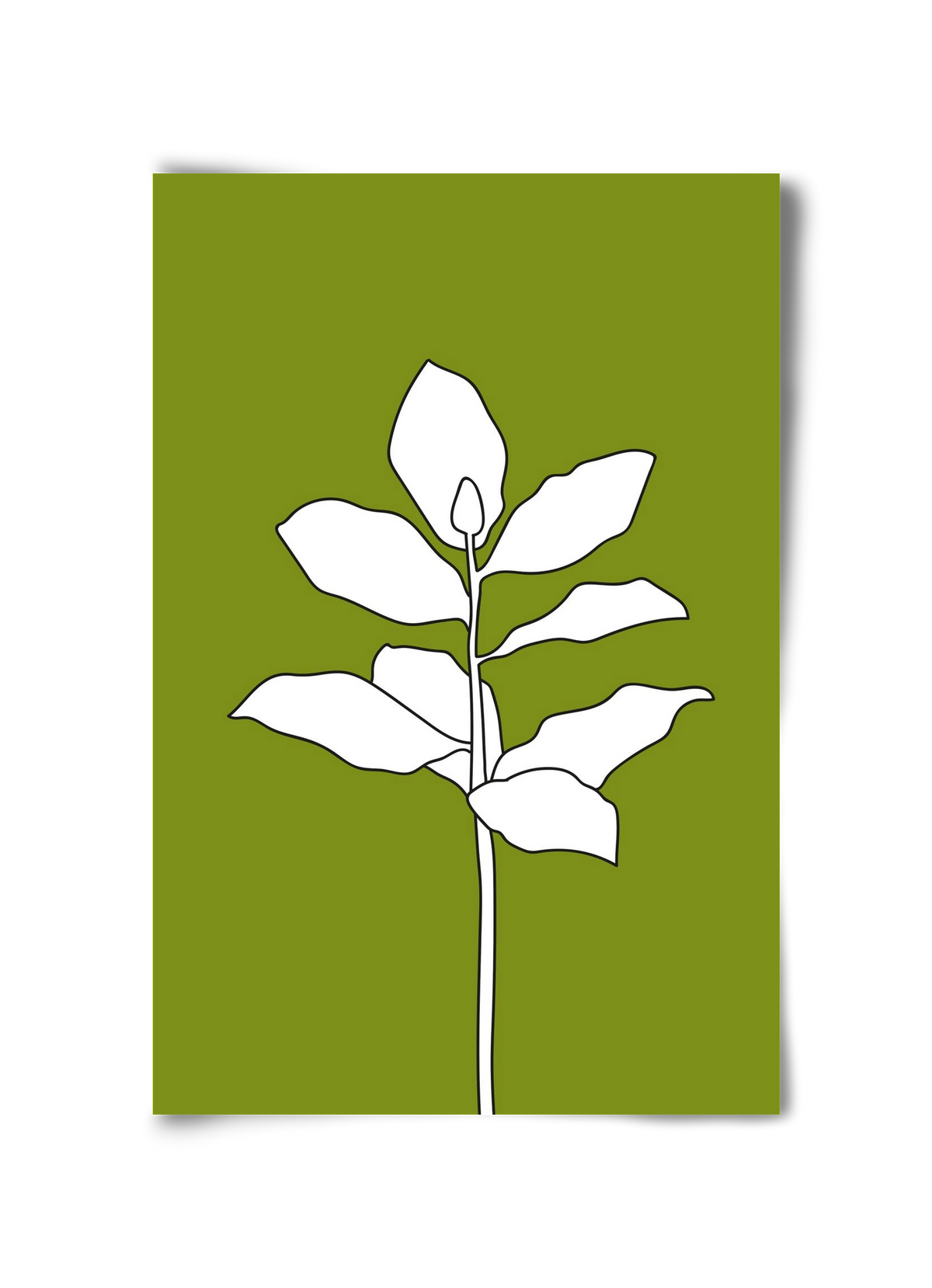 Magnolia 1, 30x45 cm, Keret nélkül