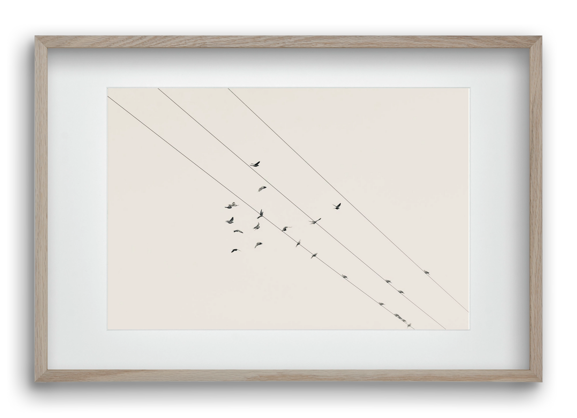 Matrix , 60x40 cm (45x30 cm), Tölgy keret, paszpartuval