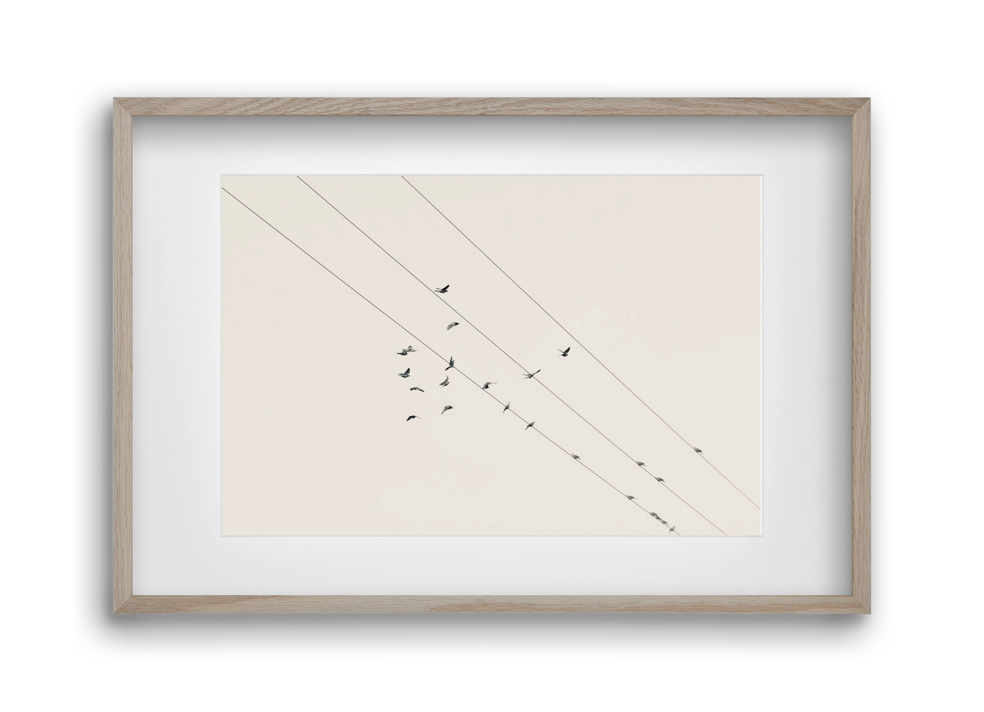 Matrix , 45x30 cm (30x20 cm), Tölgy keret, paszpartuval