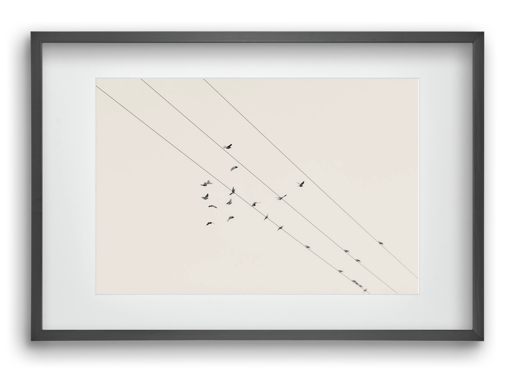 Matrix , 60x40 cm (45x30 cm), Fekete keret, paszpartuval