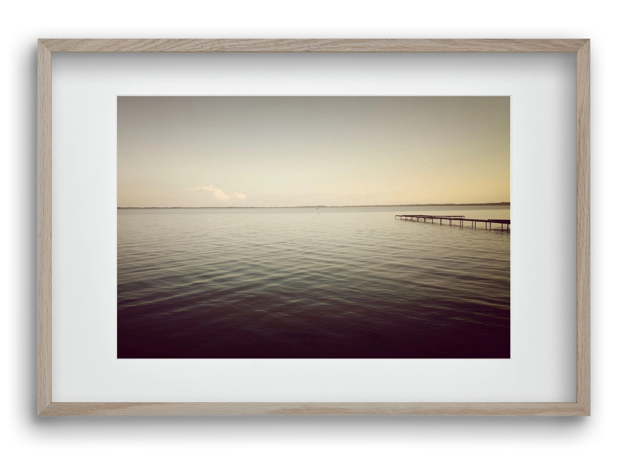 away from, 60x40 cm (45x30 cm), Tölgy keret, paszpartuval