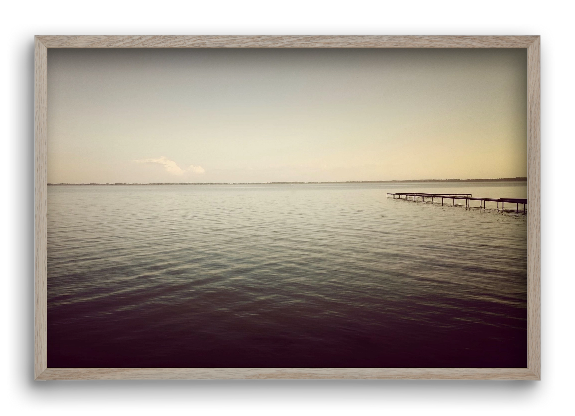 away from, 60x40 cm (60x40 cm), Tölgy keret