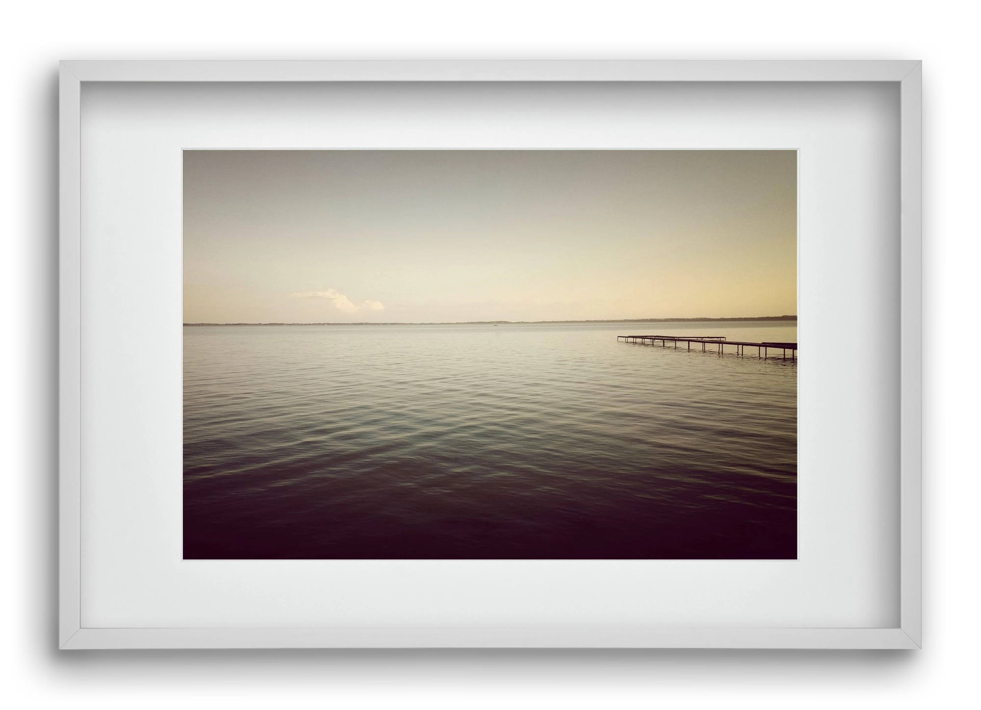 away from, 60x40 cm (45x30 cm), Fehér keret, paszpartuval