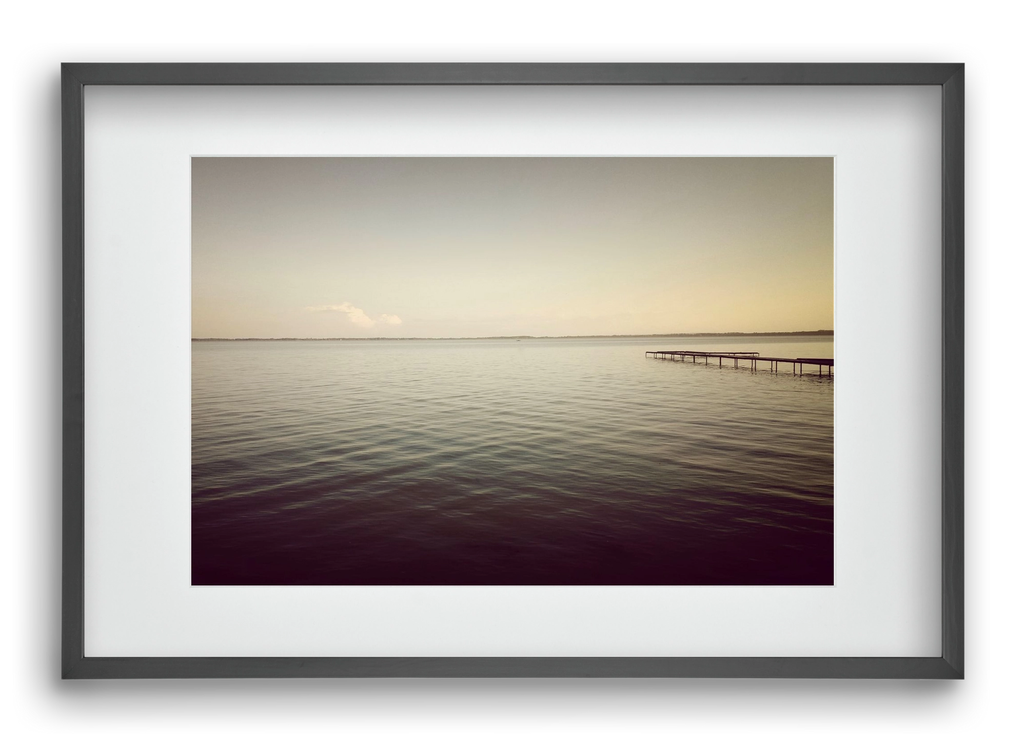 away from, 60x40 cm (45x30 cm), Fekete keret, paszpartuval