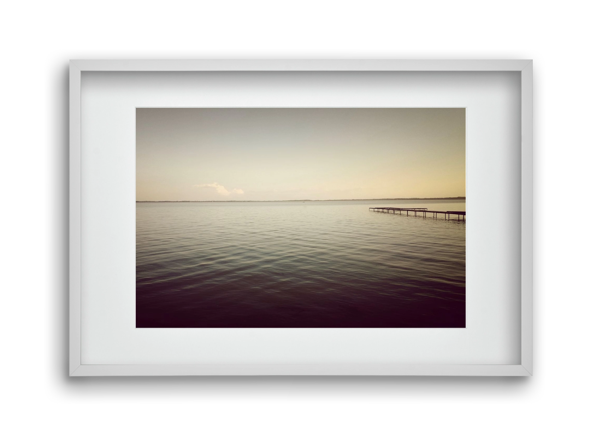 away from, 45x30 cm (30x20 cm), Fehér keret, paszpartuval