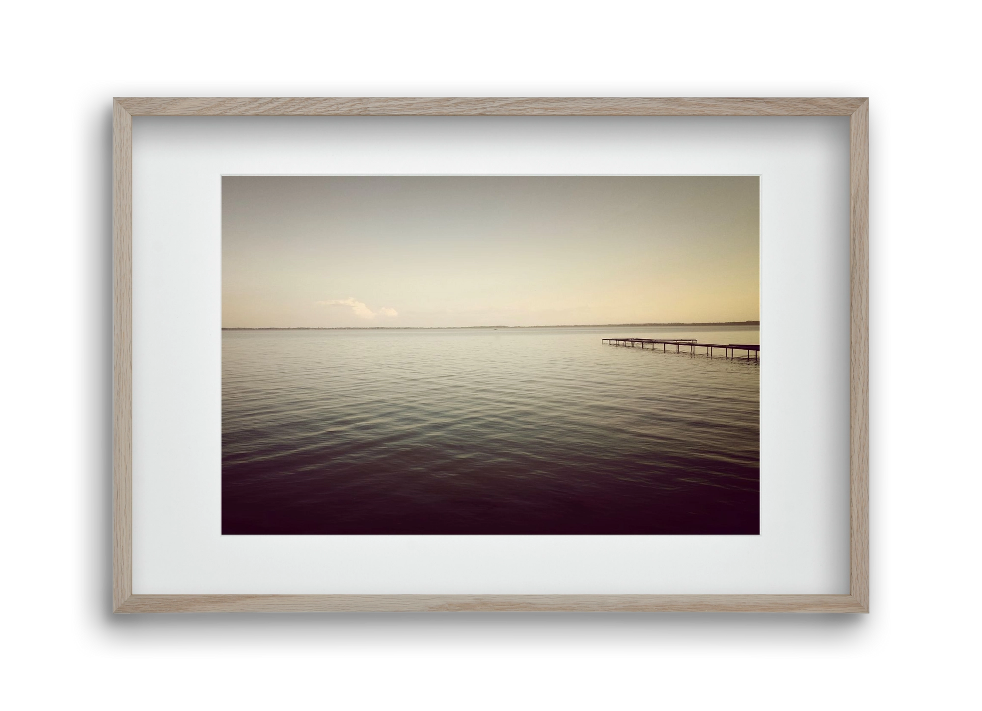 away from, 45x30 cm (30x20 cm), Tölgy keret, paszpartuval