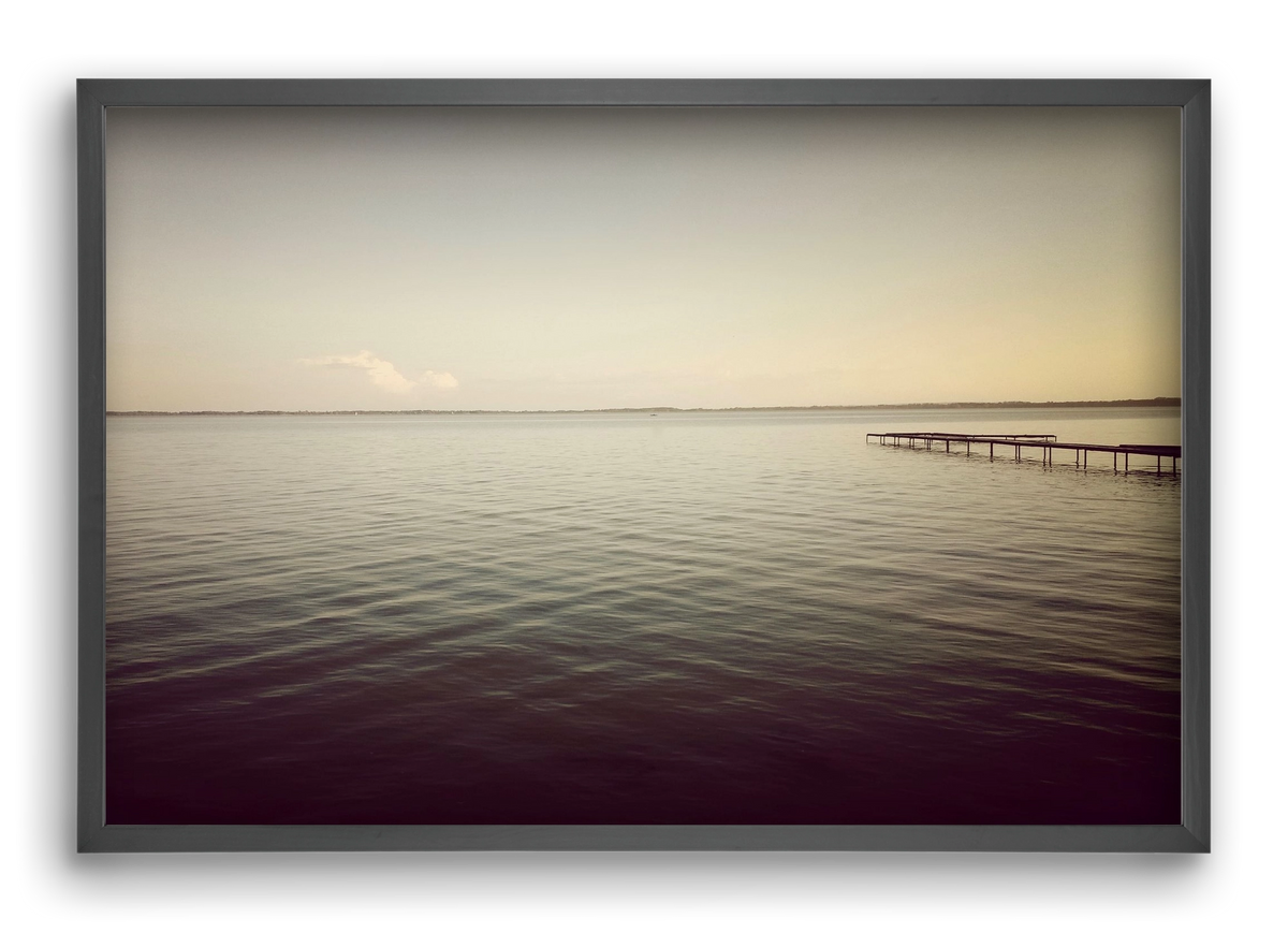 away from, 60x40 cm (60x40 cm), Fekete keret