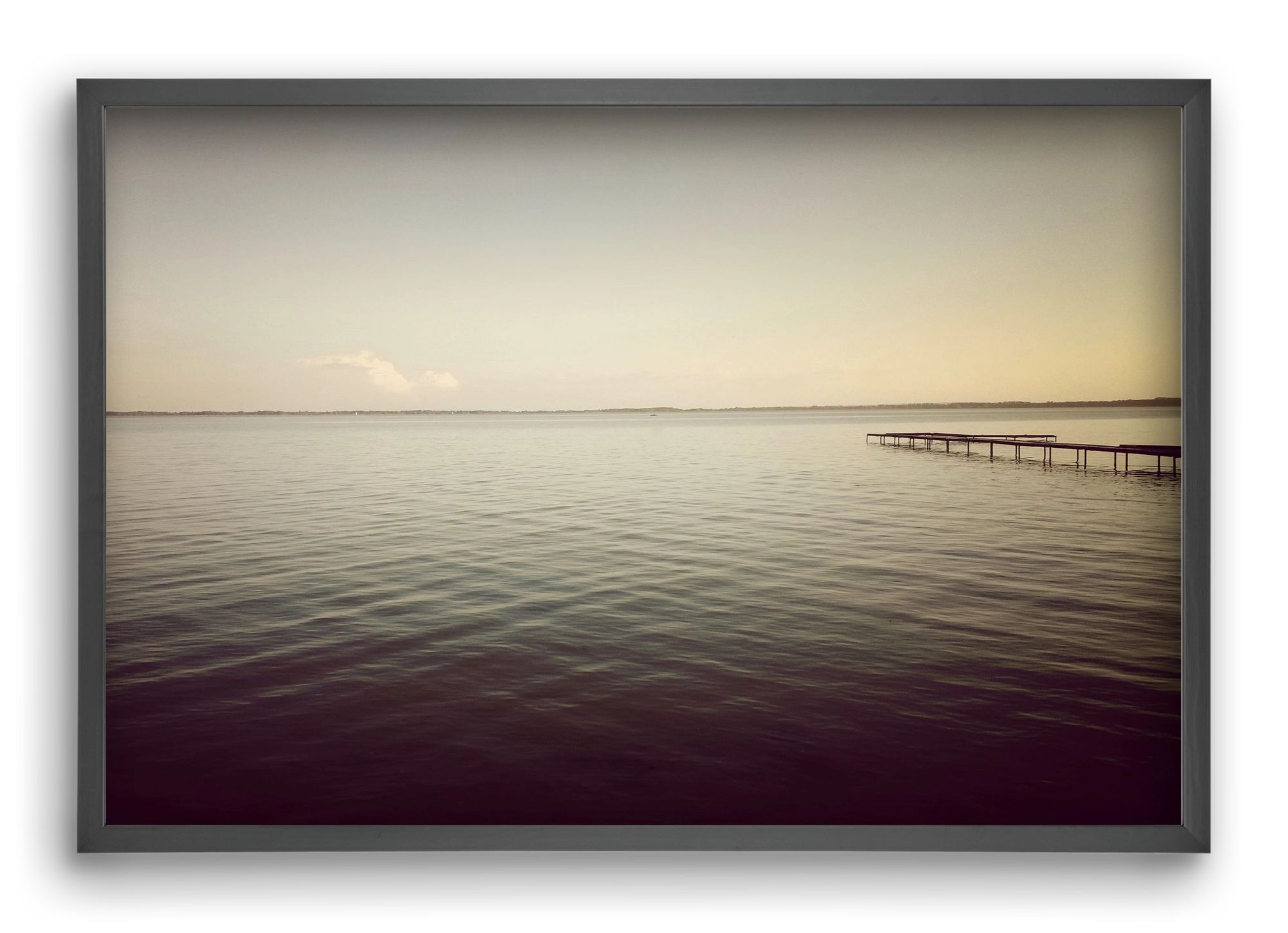 away from, 60x40 cm (60x40 cm), Fekete keret