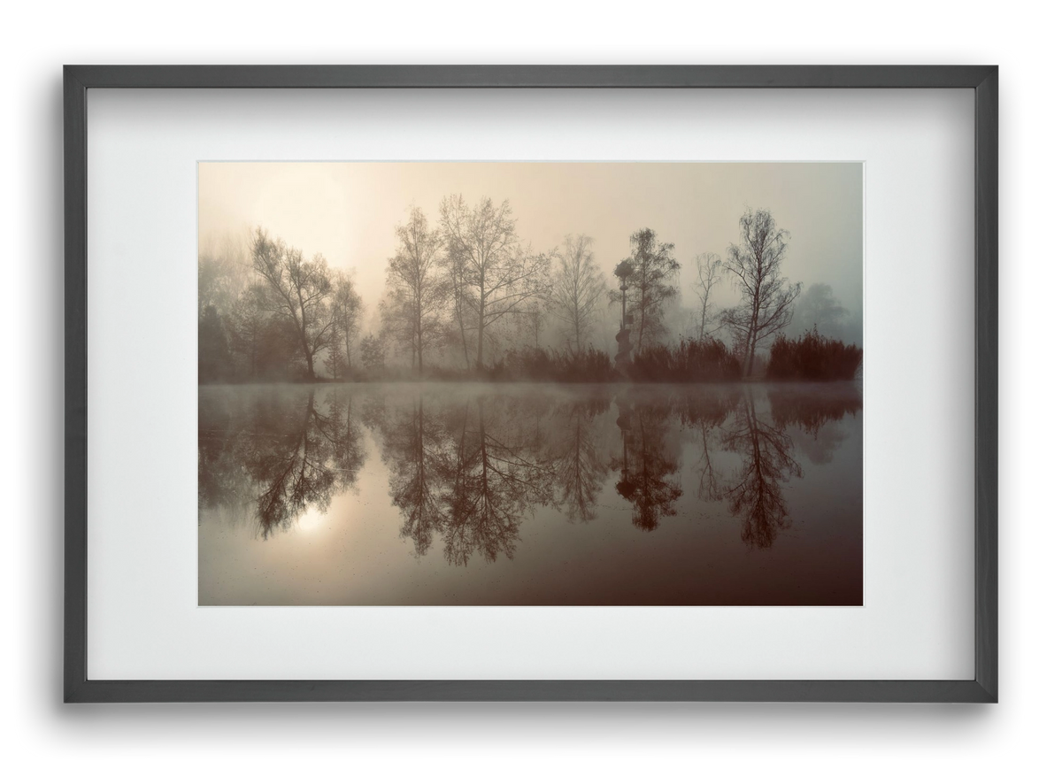 Dreamer, 60x40 cm (45x30 cm), Fekete keret, paszpartuval