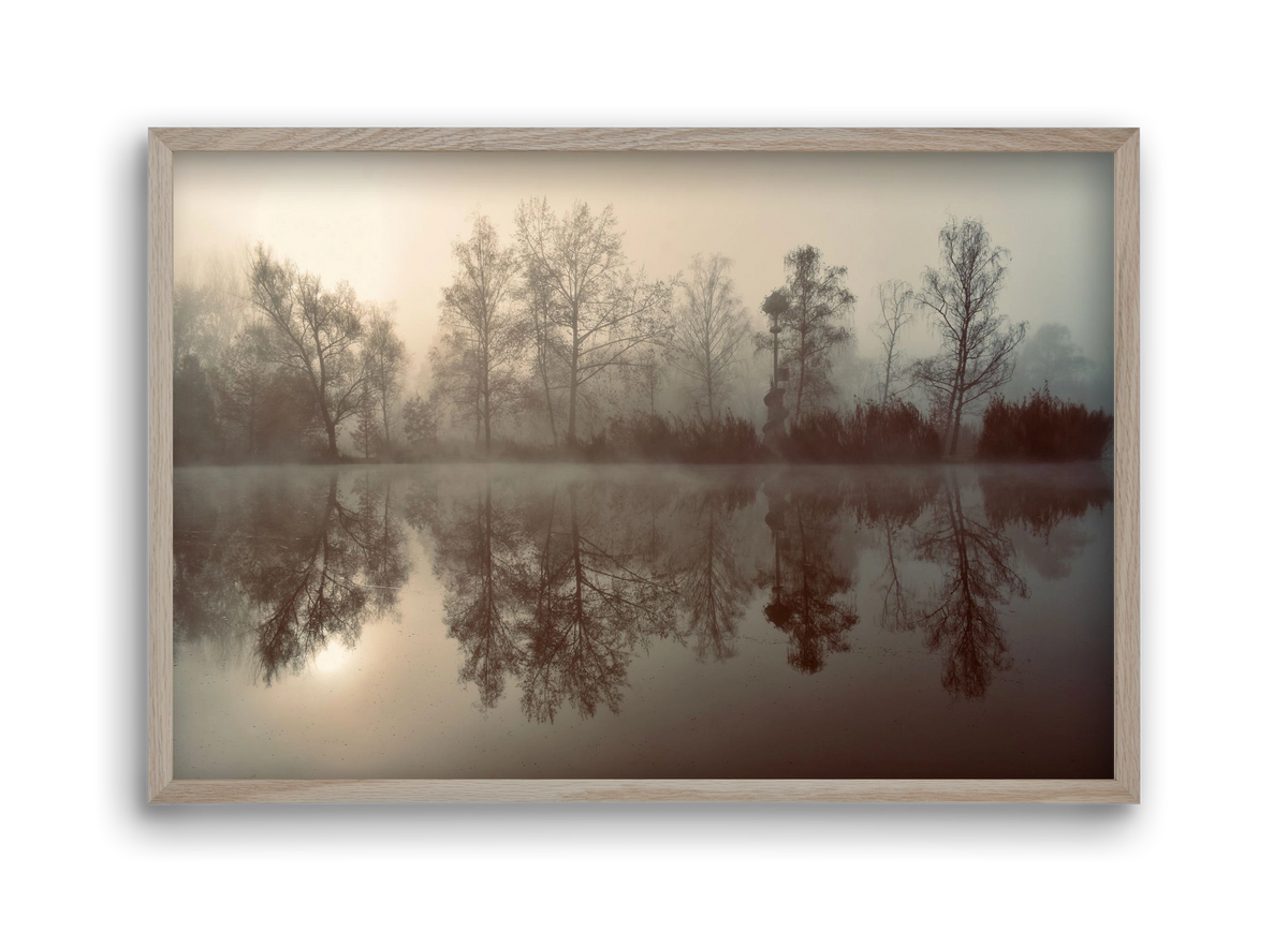 Dreamer, 45x30 cm (45x30 cm), Tölgy keret