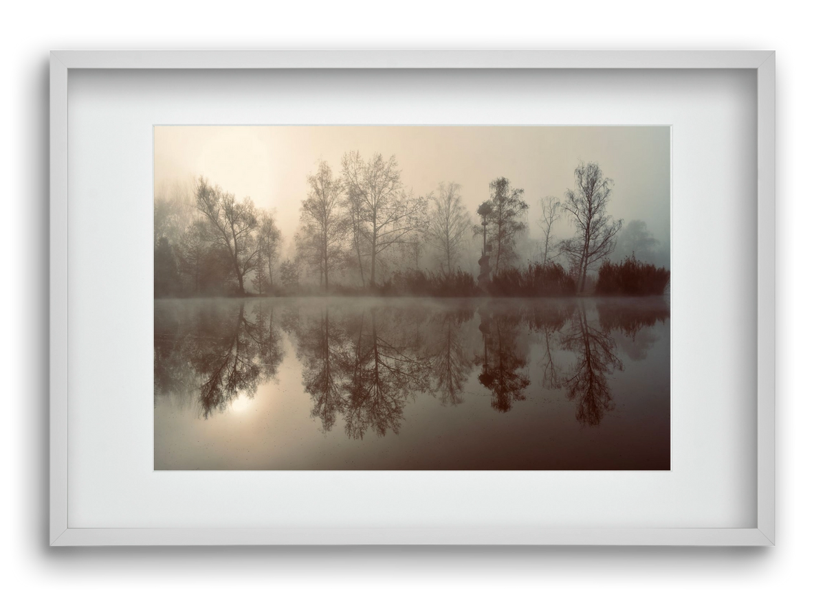 Dreamer, 60x40 cm (45x30 cm), Fehér keret, paszpartuval