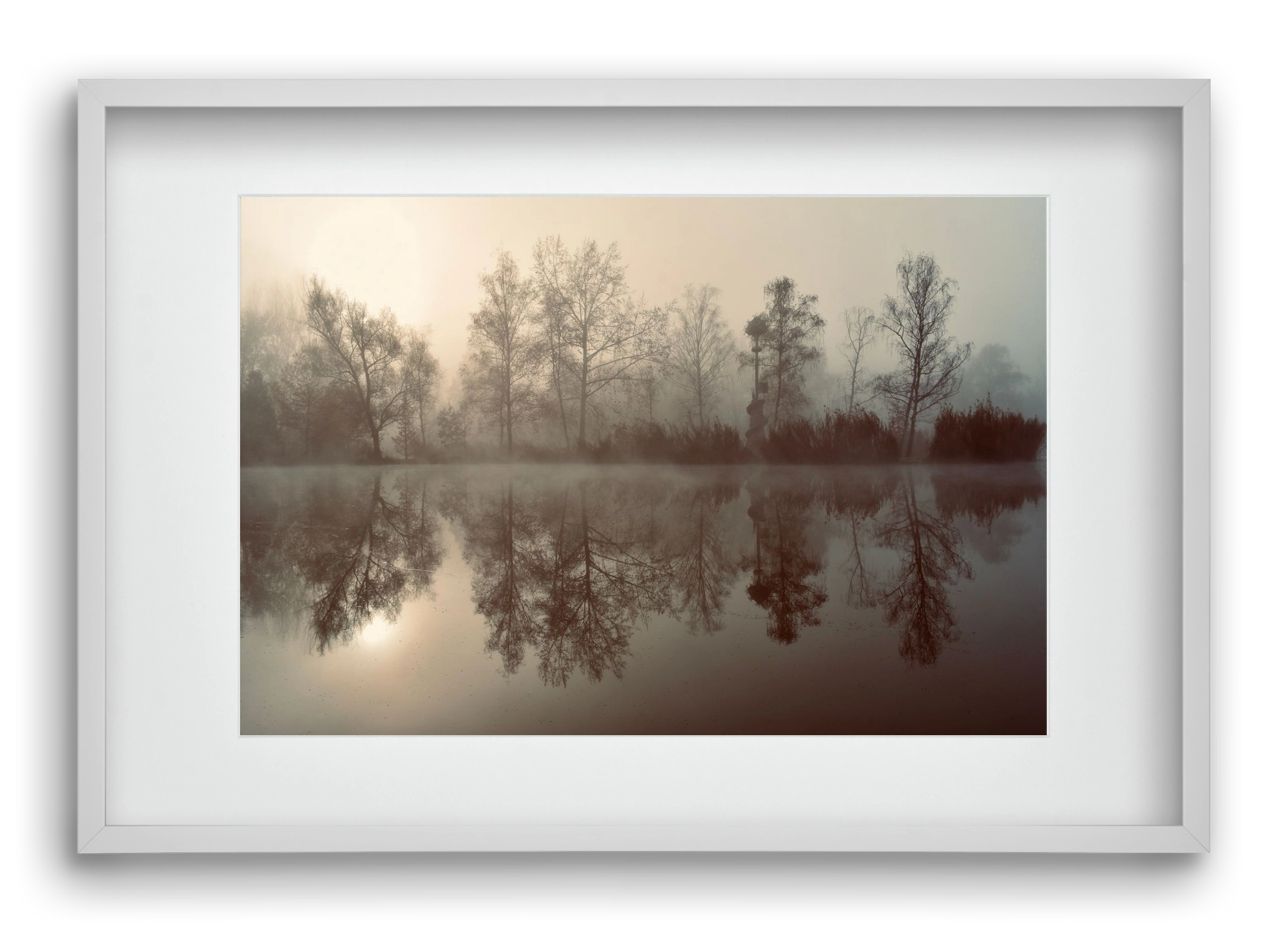 Dreamer, 60x40 cm (45x30 cm), Fehér keret, paszpartuval