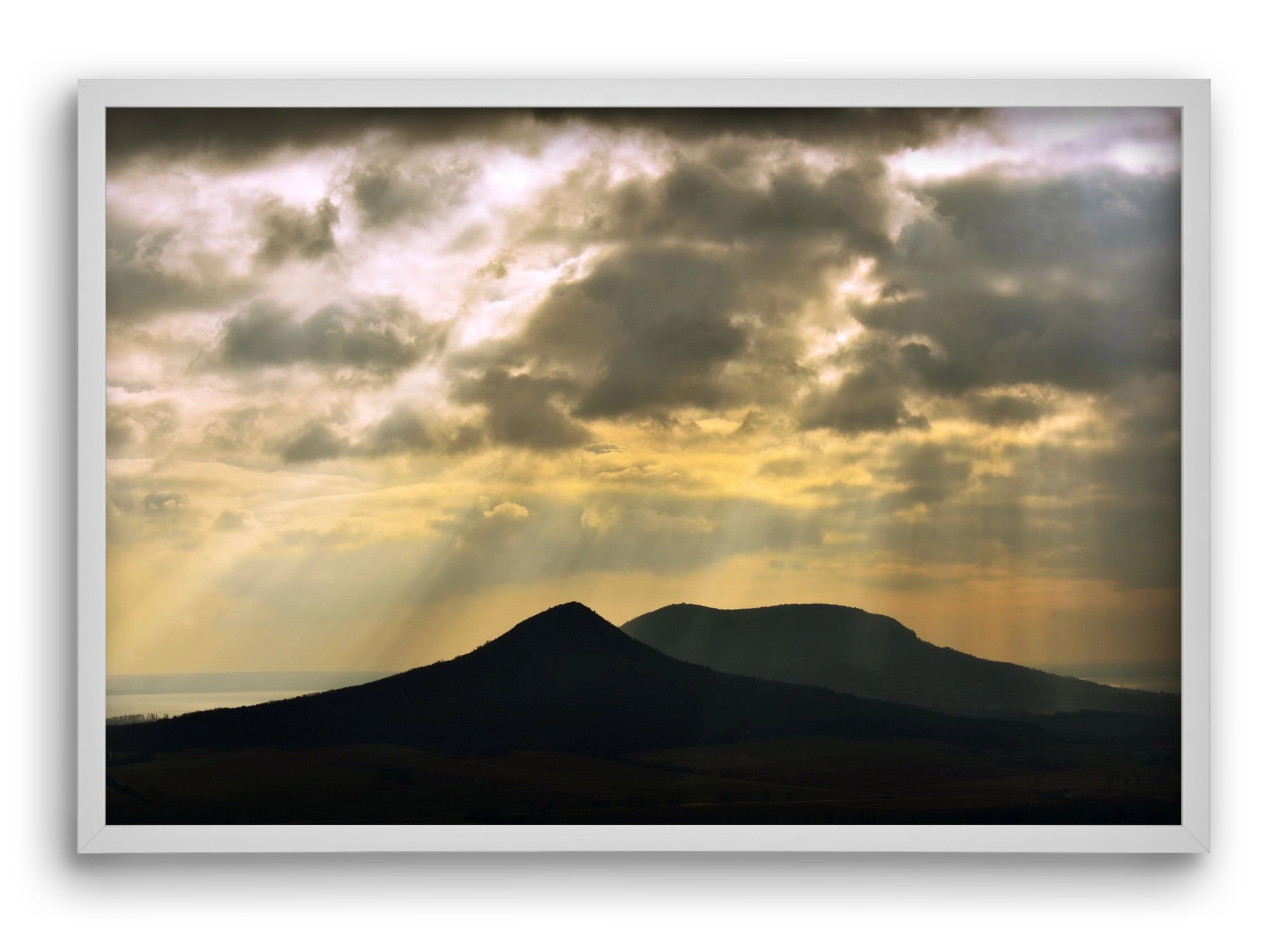 Heaven, 60x40 cm (60x40 cm), Fehér keret