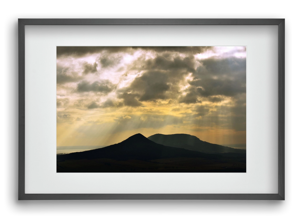 Heaven, 60x40 cm (45x30 cm), Fekete keret, paszpartuval