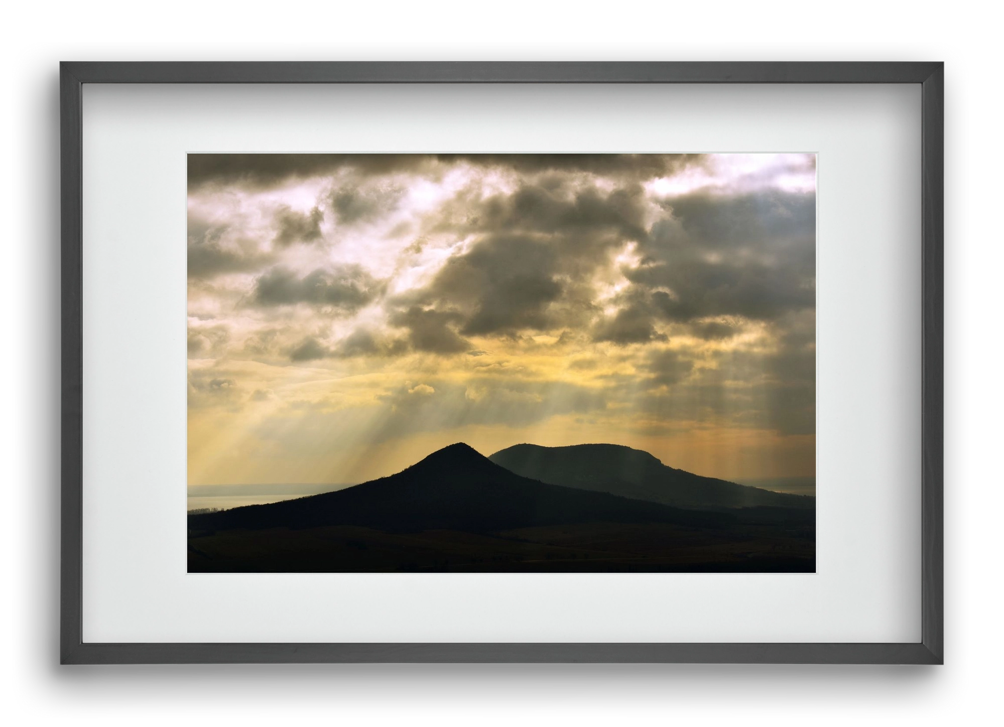 Heaven, 60x40 cm (45x30 cm), Fekete keret, paszpartuval