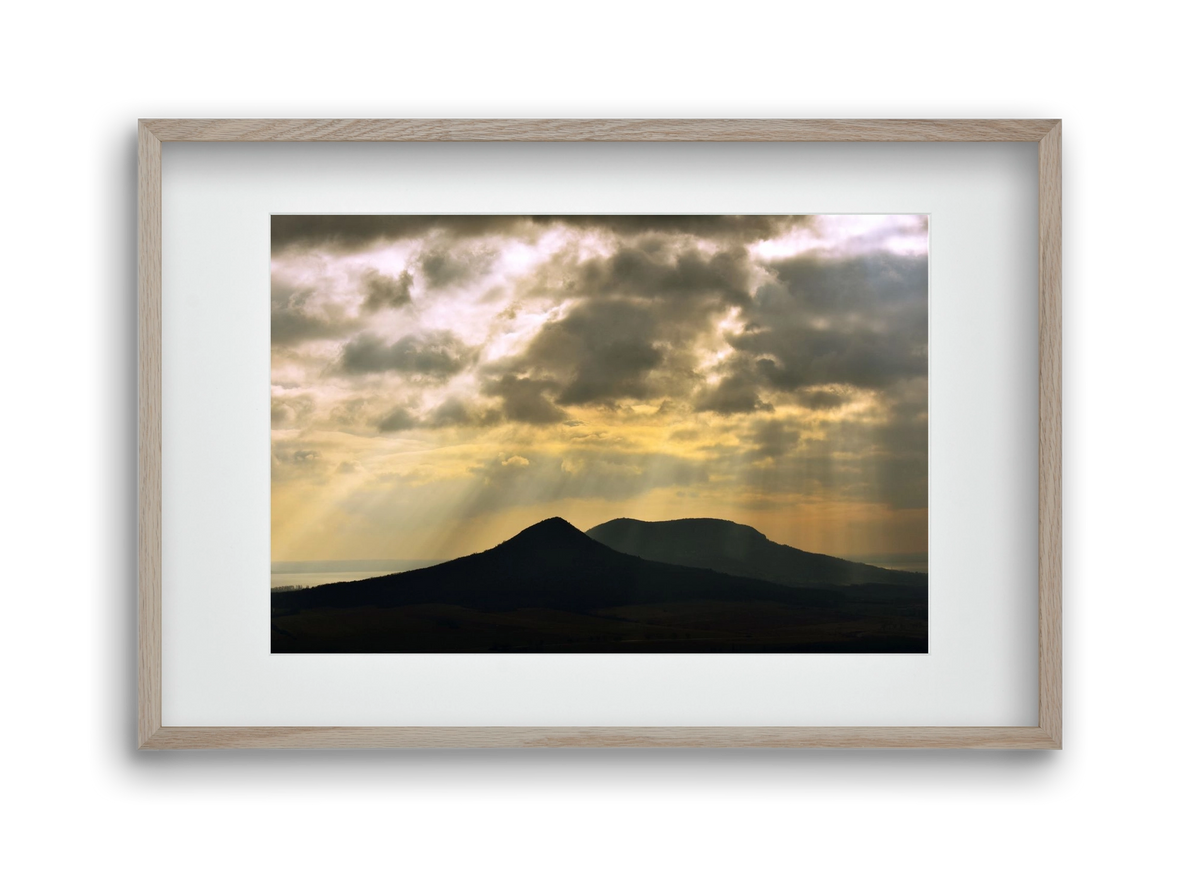 Heaven, 45x30 cm (30x20 cm), Tölgy keret, paszpartuval