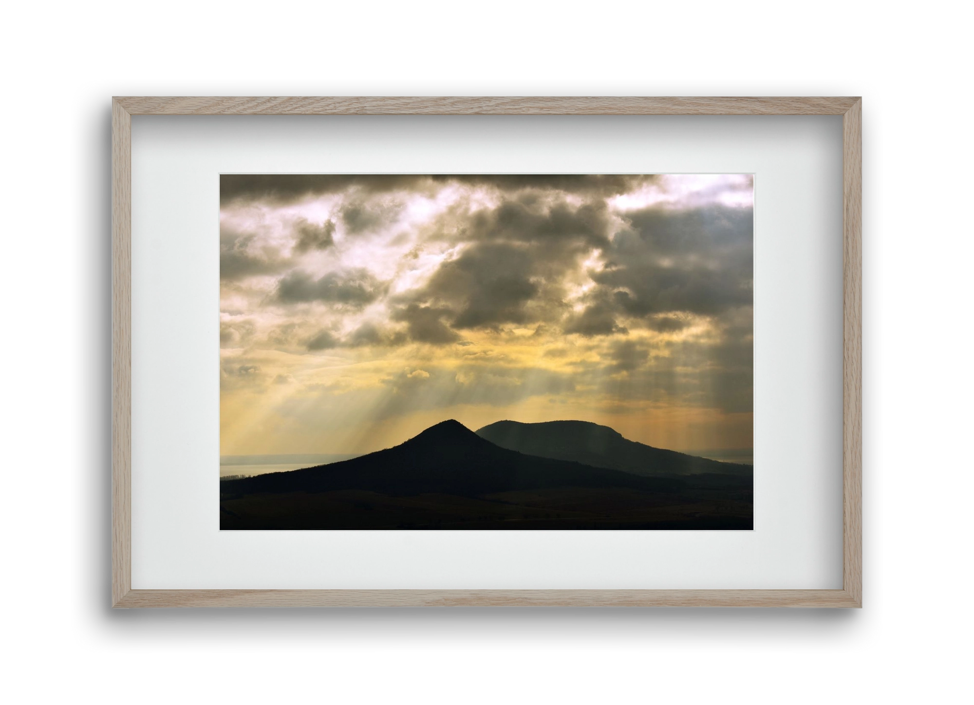 Heaven, 45x30 cm (30x20 cm), Tölgy keret, paszpartuval