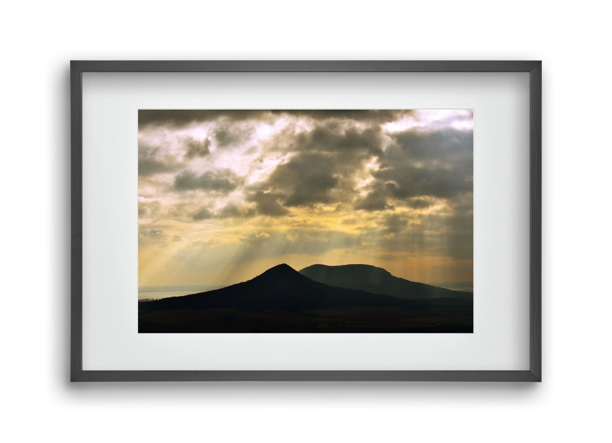 Heaven, 45x30 cm (30x20 cm), Fekete keret, paszpartuval