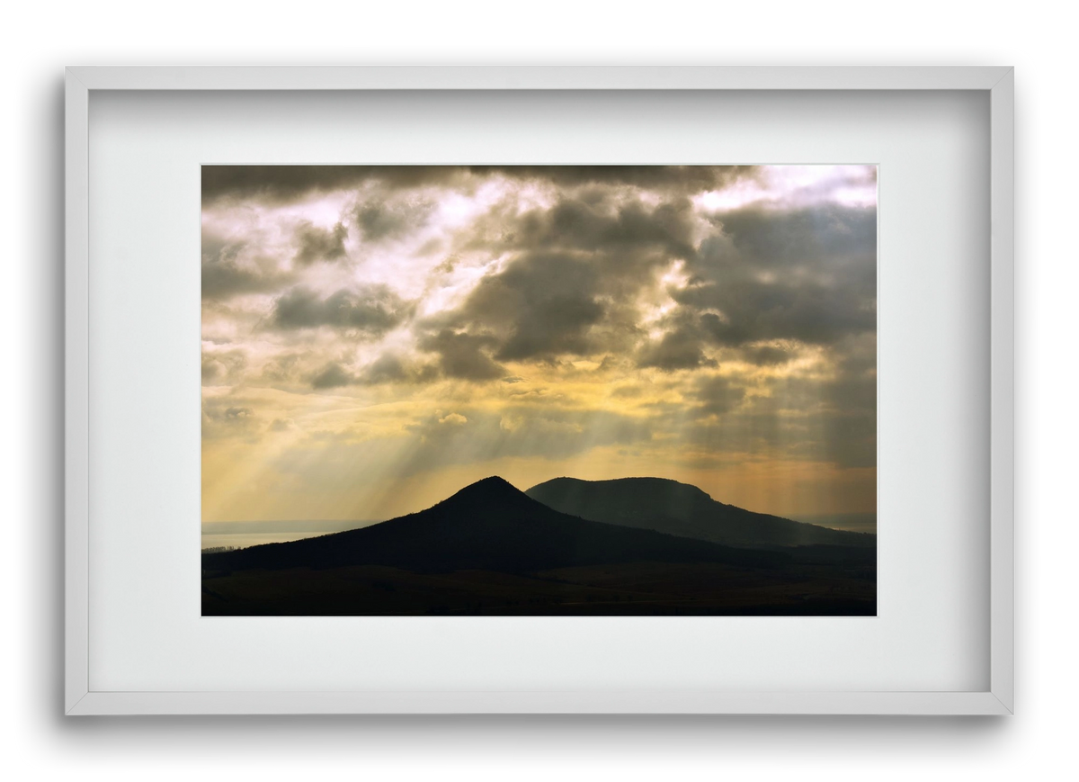 Heaven, 60x40 cm (45x30 cm), Fehér keret, paszpartuval