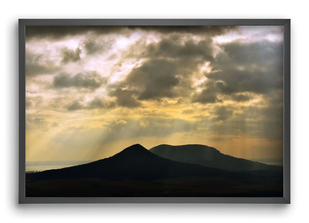 Heaven, 60x40 cm (60x40 cm), Fekete keret