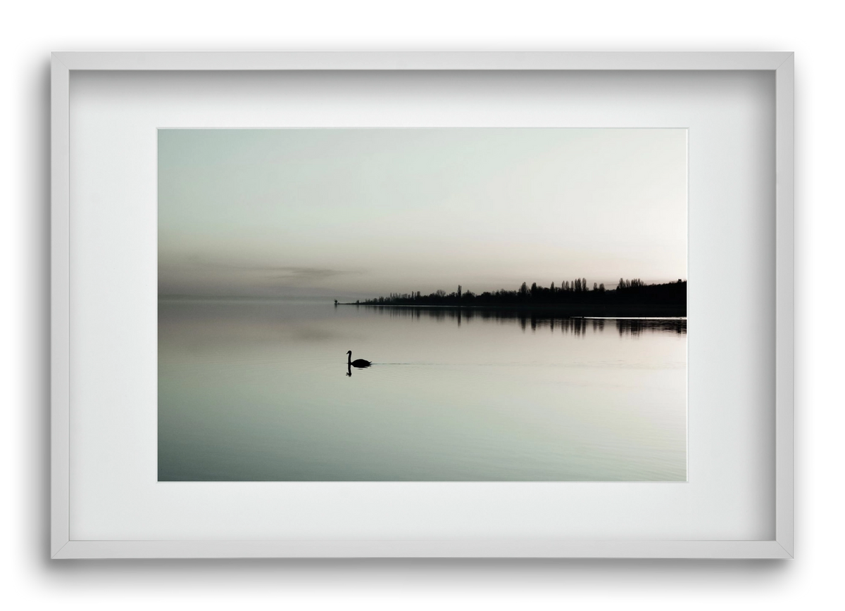 helikon , 60x40 cm (45x30 cm), Fehér keret, paszpartuval