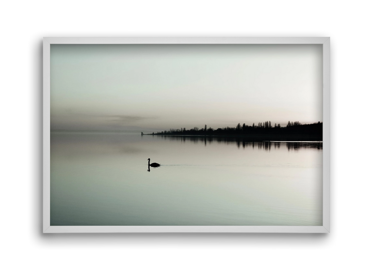 helikon , 45x30 cm (45x30 cm), Fehér keret