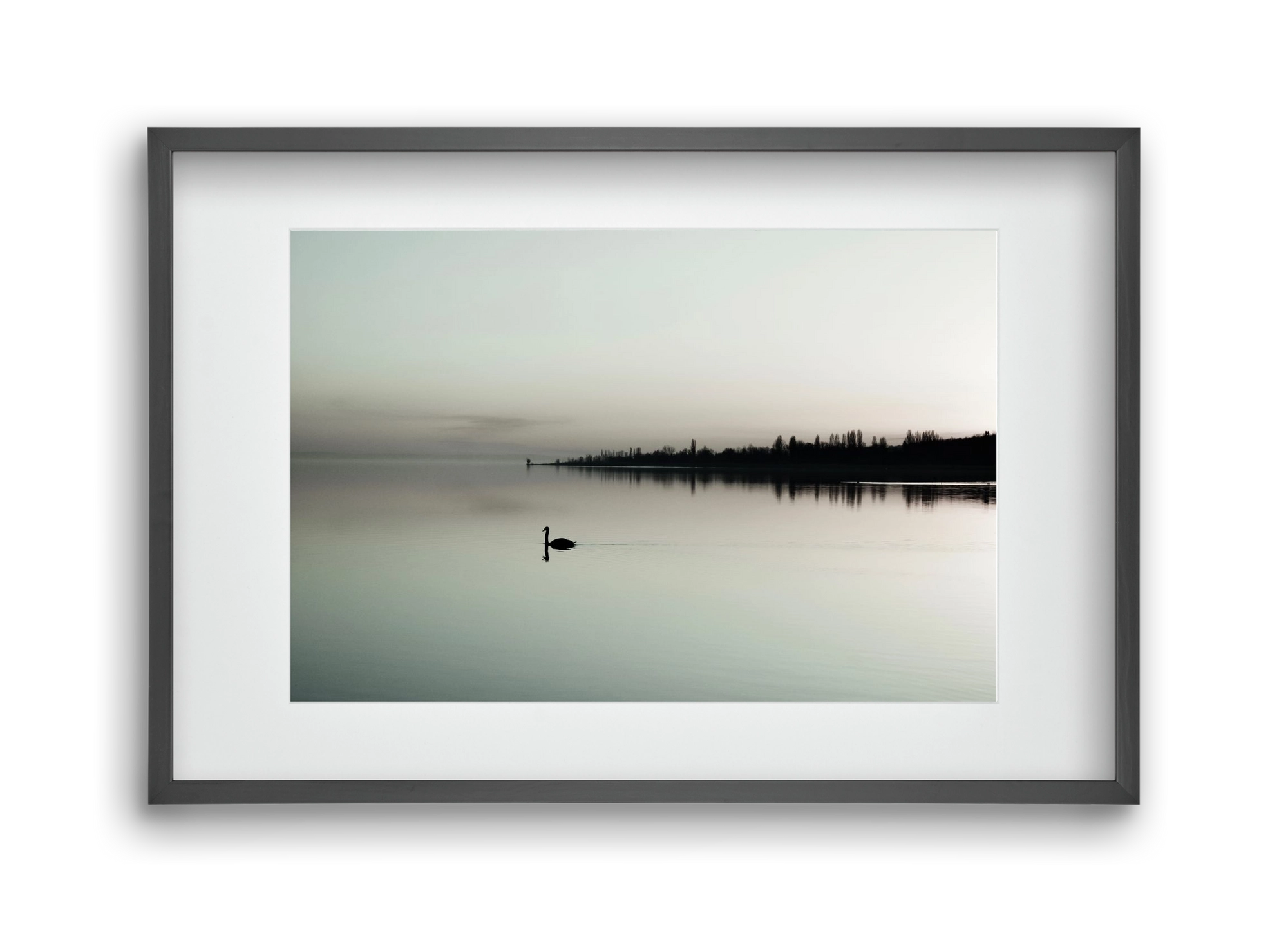 helikon , 45x30 cm (30x20 cm), Fekete keret, paszpartuval