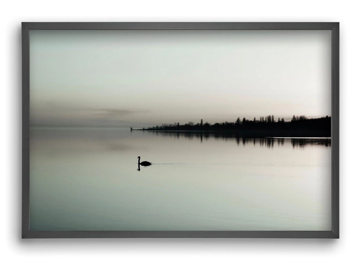 helikon , 60x40 cm (60x40 cm), Fekete keret