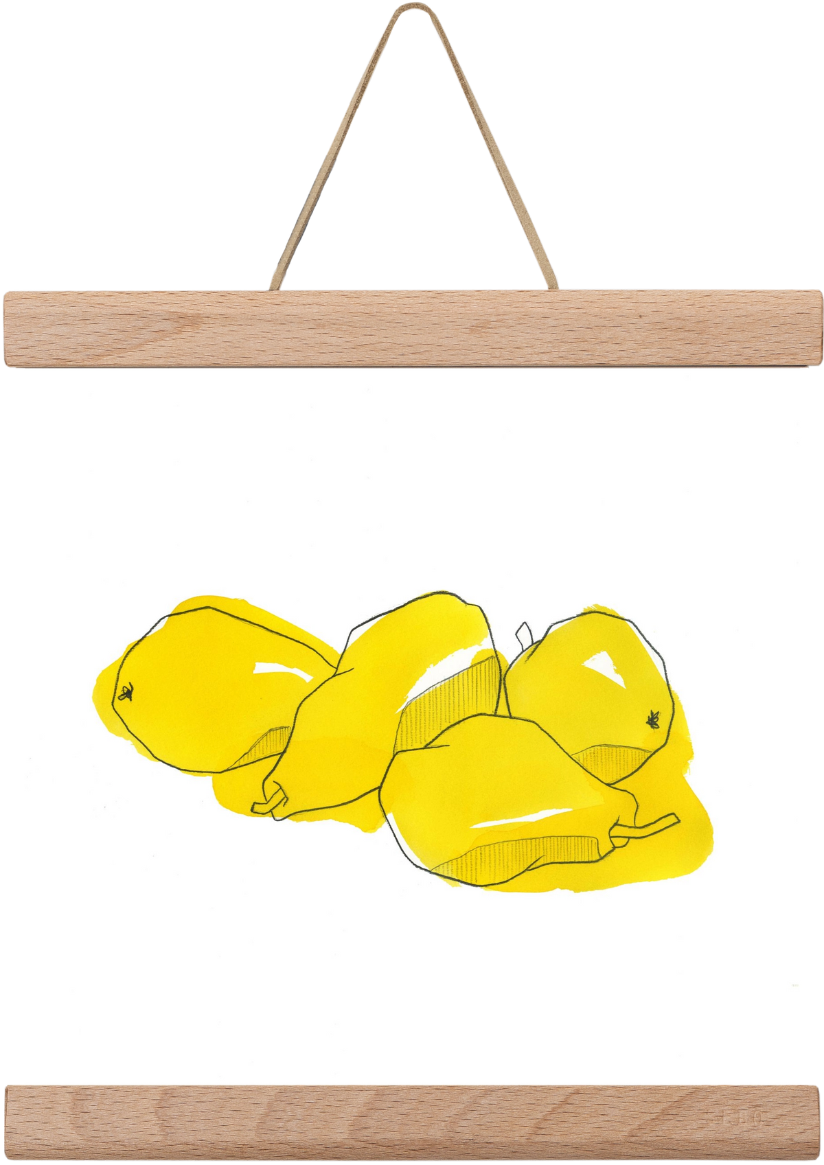 Pears, 20x20 cm (20x20 cm), Tölgy akasztó