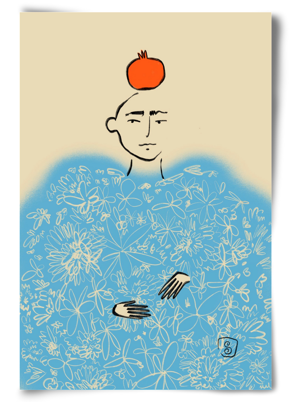 QUEEN OF WISDOM, 60x90 cm, Keret nélkül