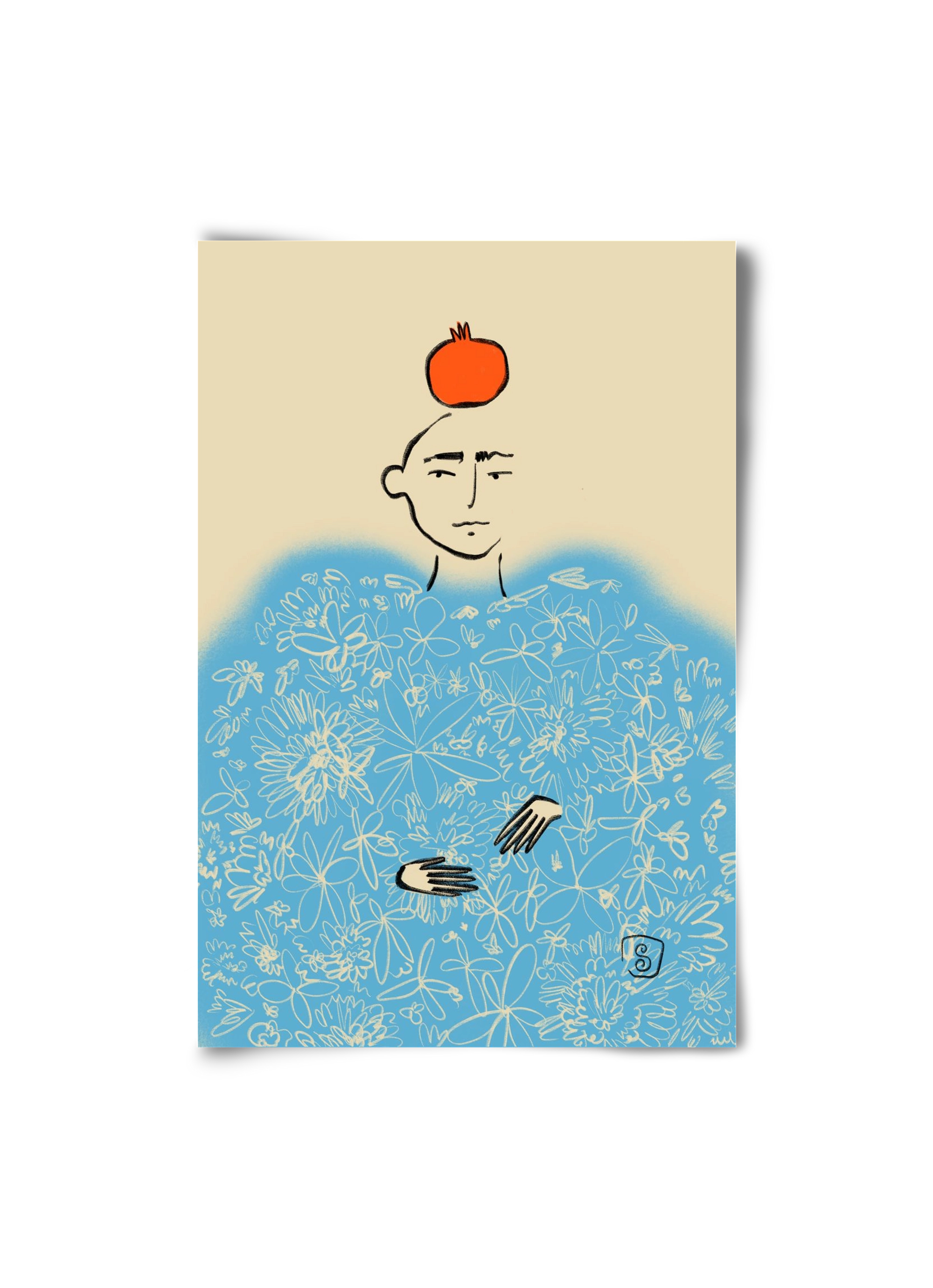 QUEEN OF WISDOM, 20x30 cm, Keret nélkül