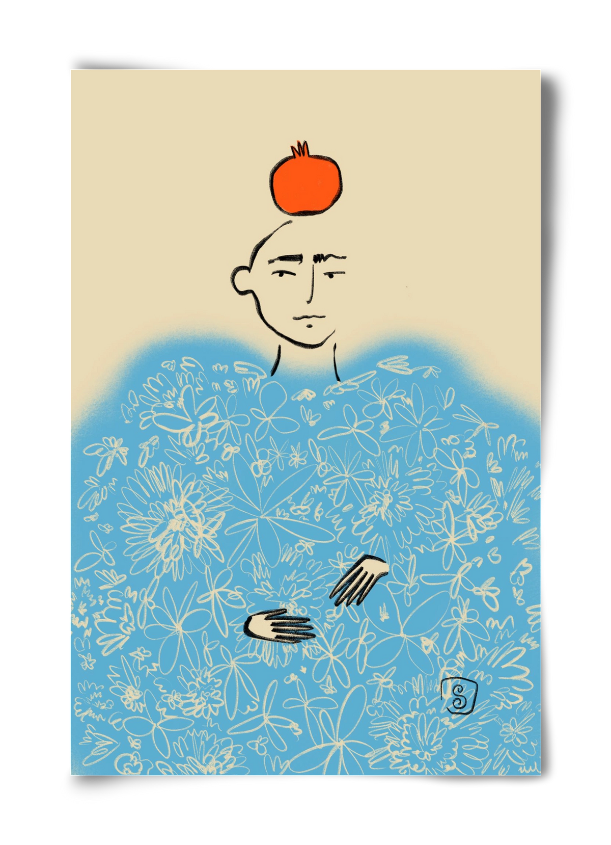 QUEEN OF WISDOM, 40x60 cm, Keret nélkül