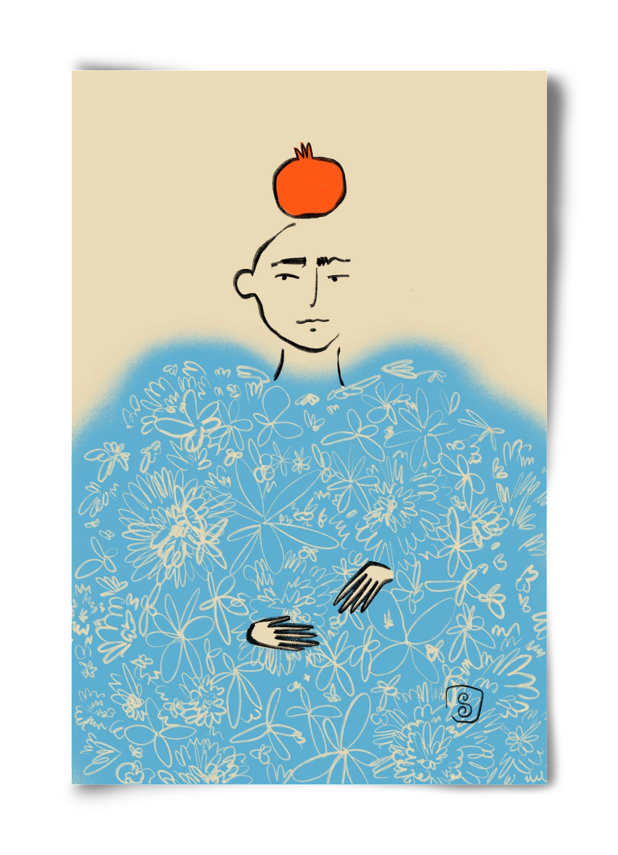 QUEEN OF WISDOM, 40x60 cm, Keret nélkül