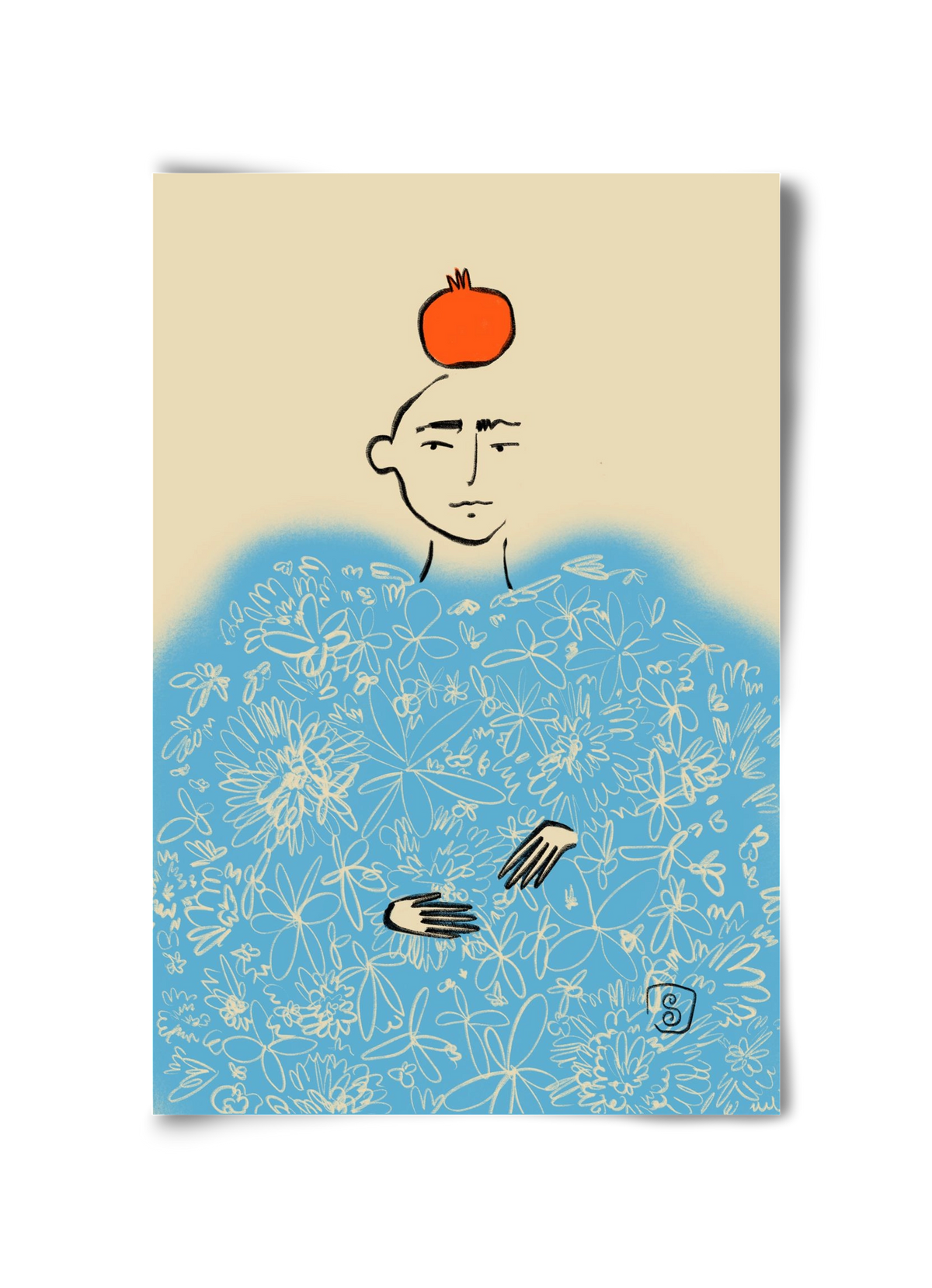 QUEEN OF WISDOM, 30x45 cm, Keret nélkül