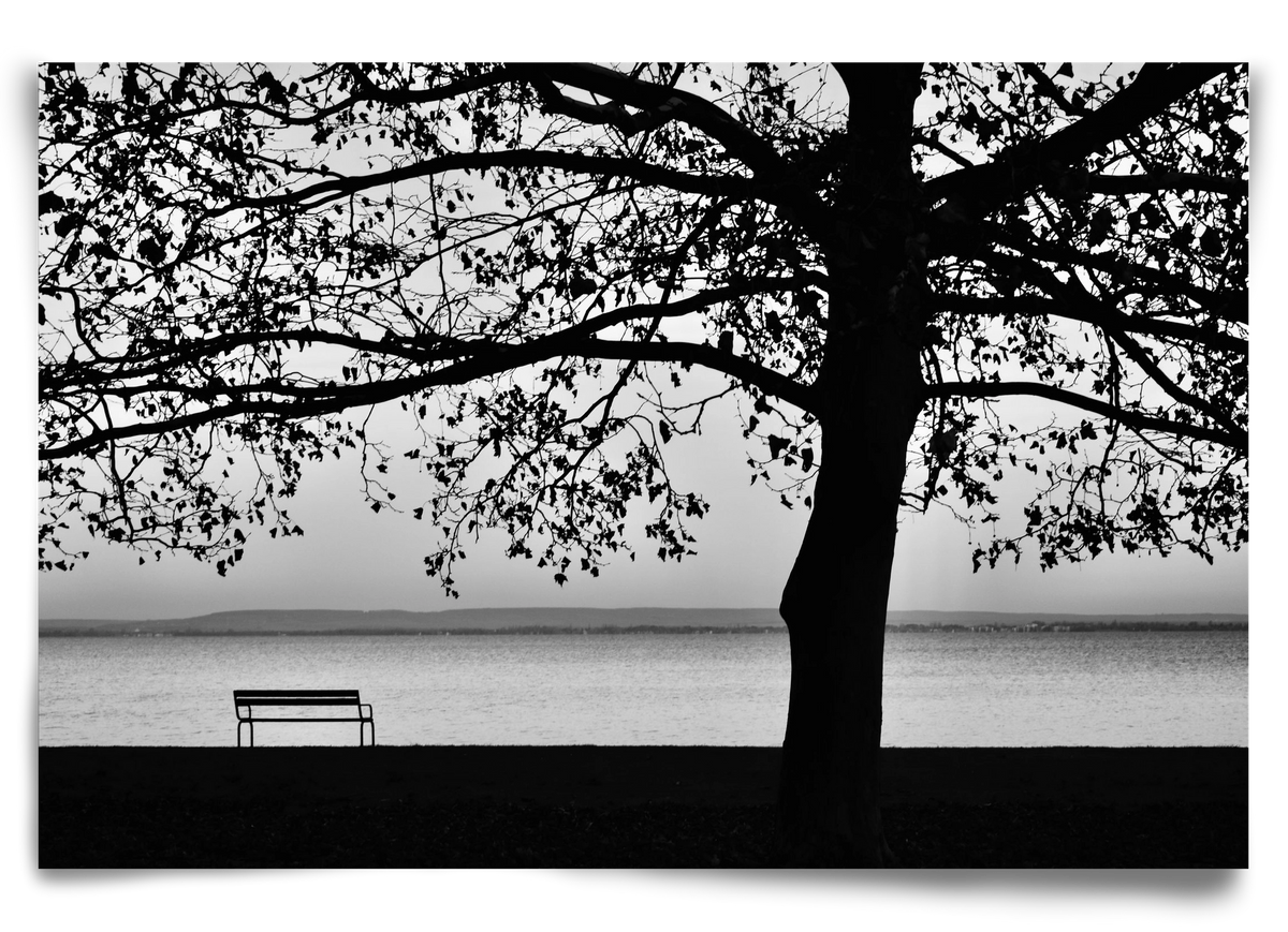 Badacsony part, 90x60 cm, Keret nélkül