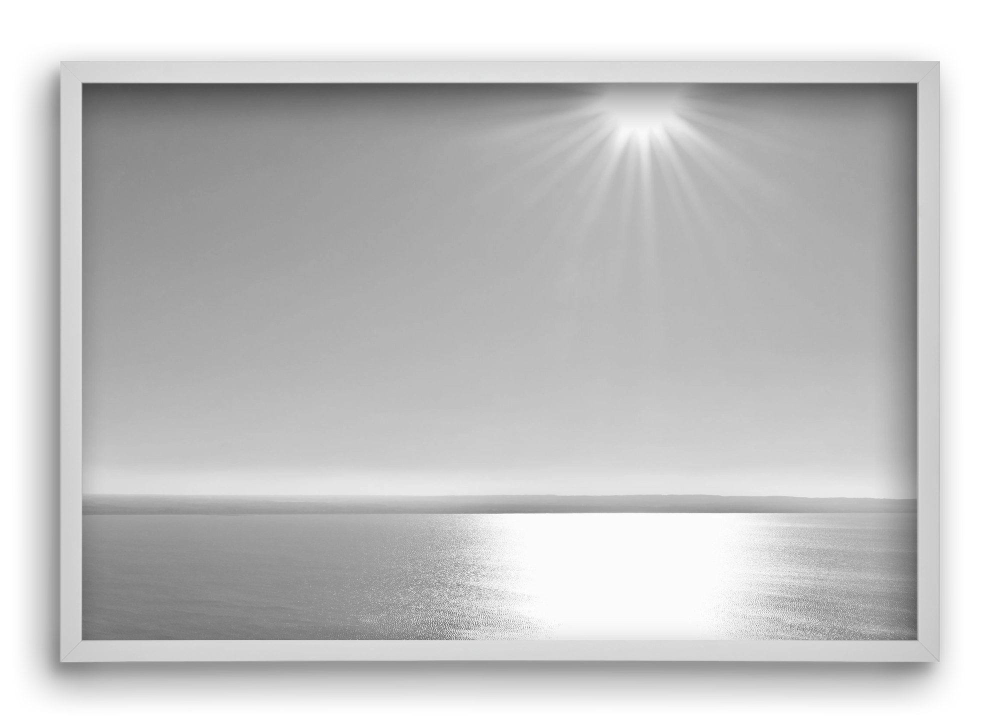 Badacsony, 60x40 cm (60x40 cm), Fehér keret