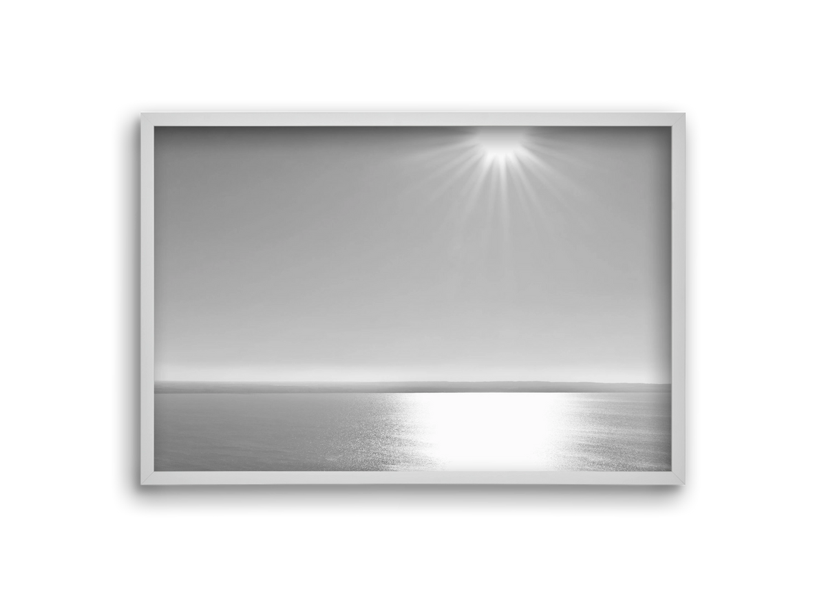 Badacsony, 30x20 cm (30x20 cm), Fehér keret