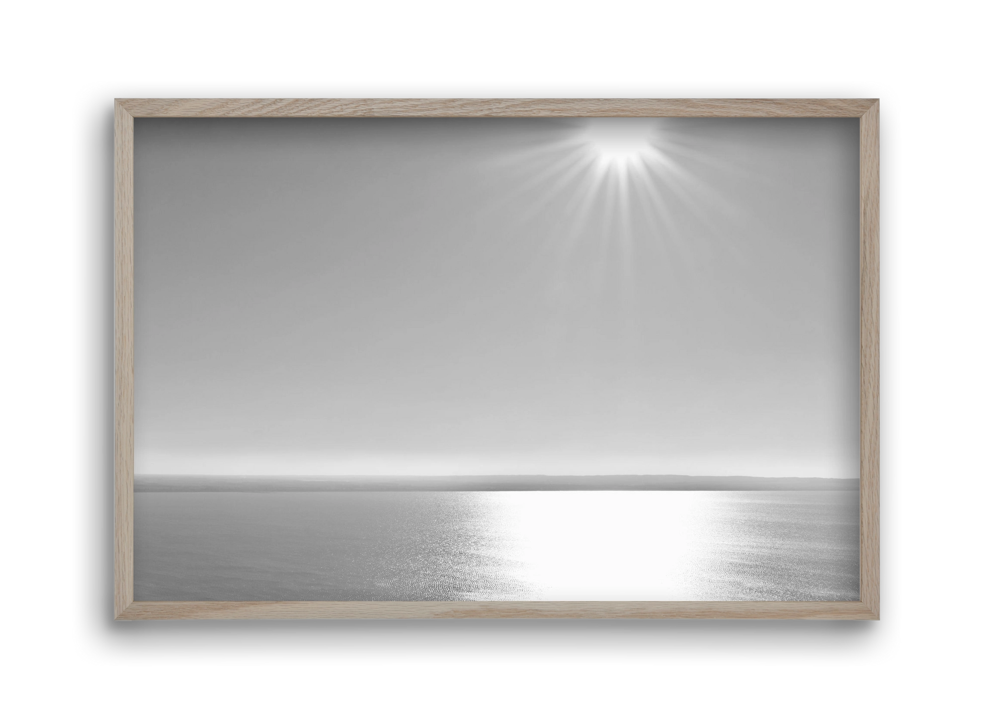 Badacsony, 45x30 cm (45x30 cm), Tölgy keret