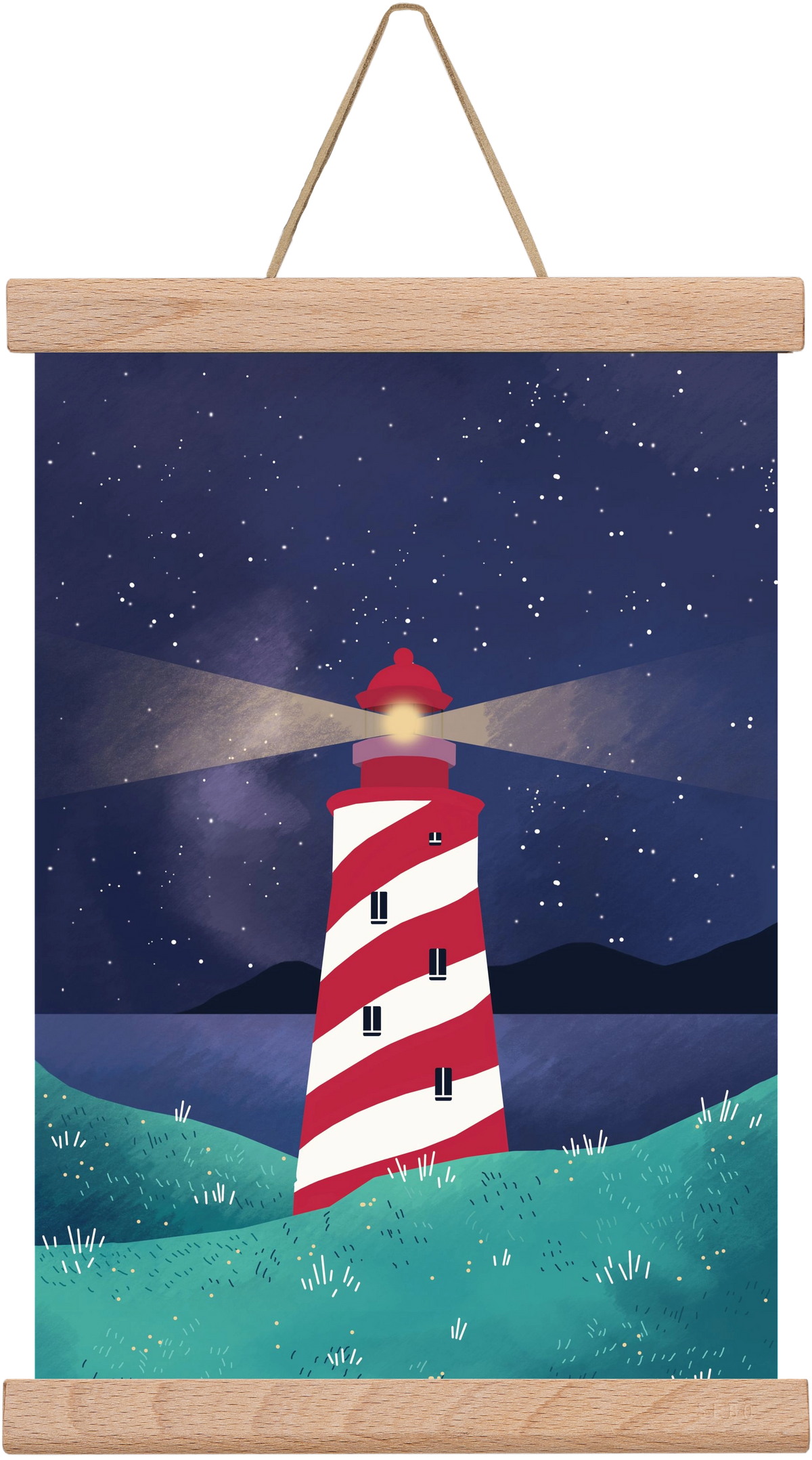 Lighthouse, 20x30 cm (20x30 cm), Tölgy akasztó