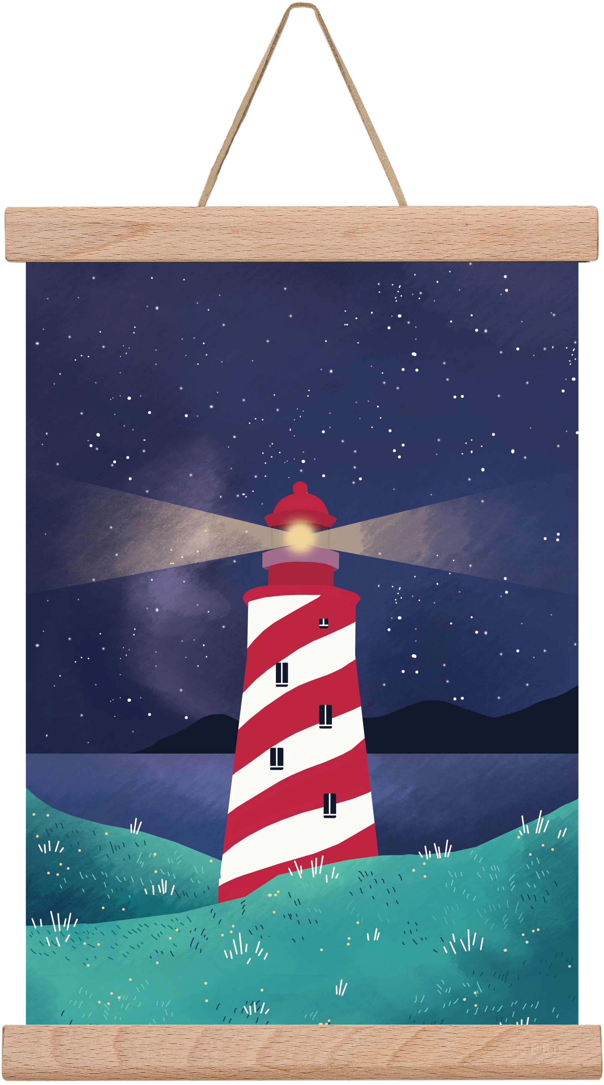 Lighthouse, 20x30 cm (20x30 cm), Tölgy akasztó