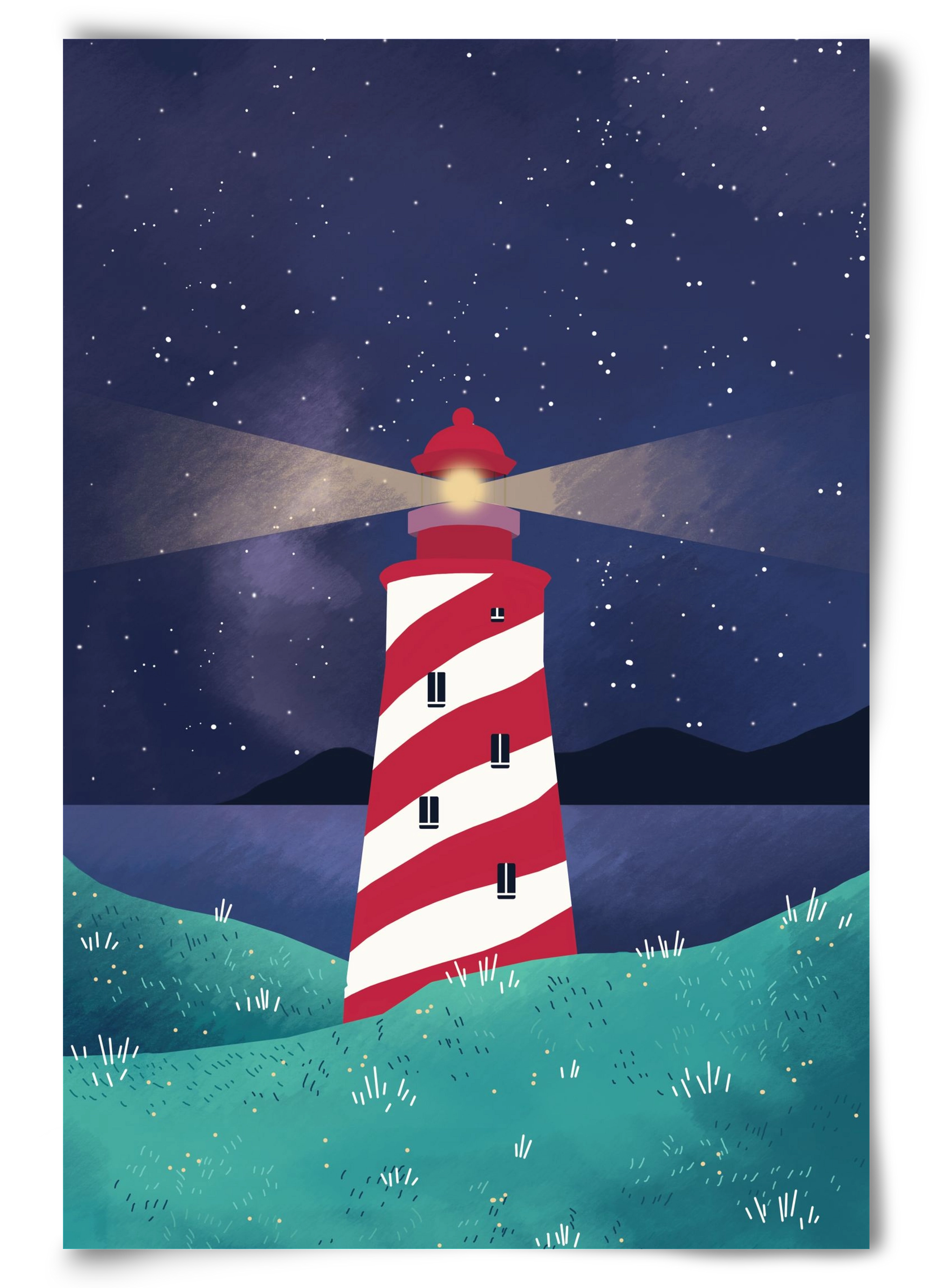 Lighthouse, 60x90 cm, Keret nélkül
